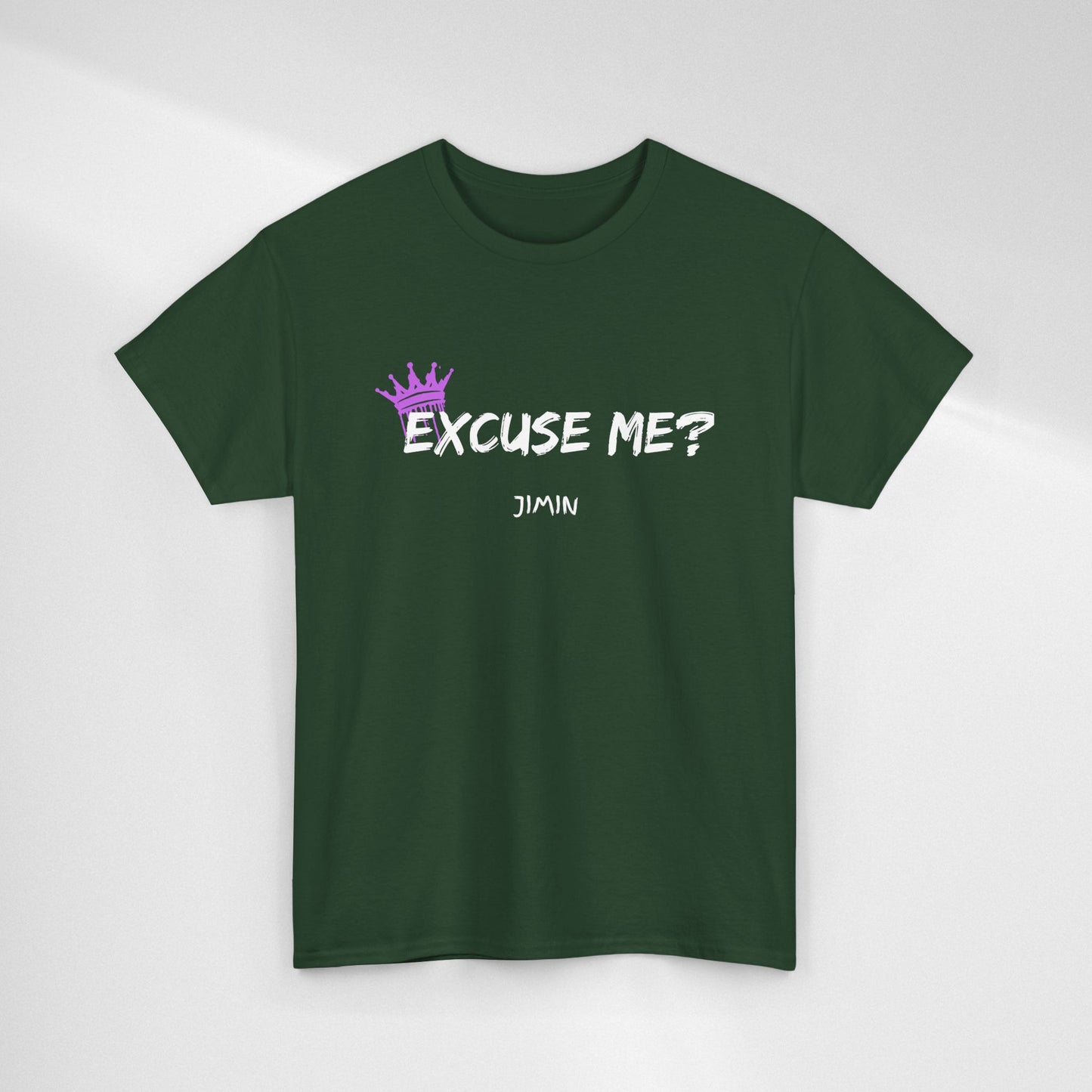 Excuse Me? Tee — Jimin Crown Graphic T‑Shirt