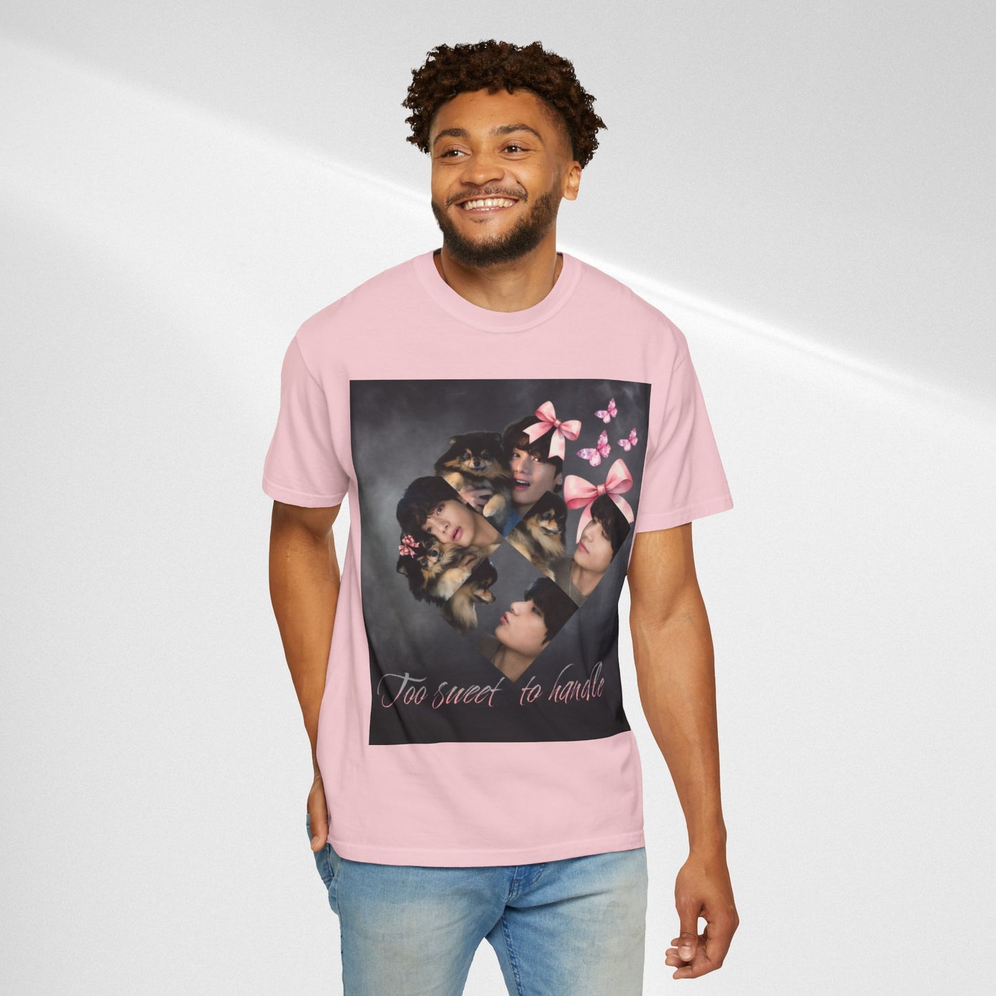 V Too Sweet to Handle T-Shirt — Cute Vintage Photo Collage Tee