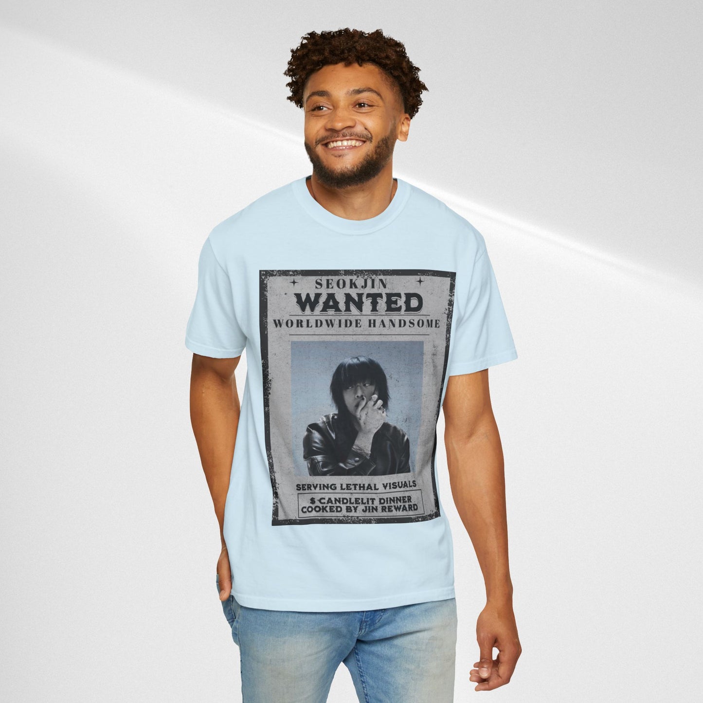 Seokjin "Wanted: Worldwide Handsome" Graphic T-Shirt