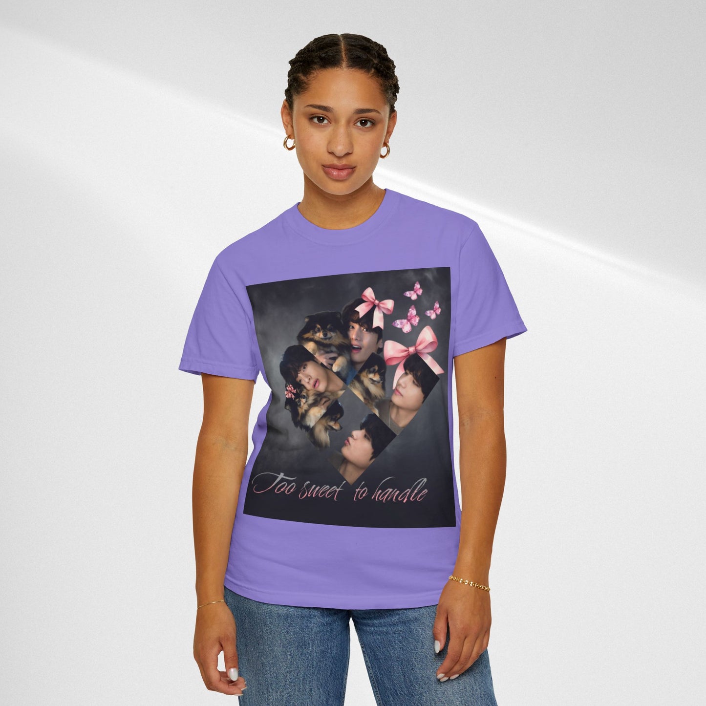 V Too Sweet to Handle T-Shirt — Cute Vintage Photo Collage Tee