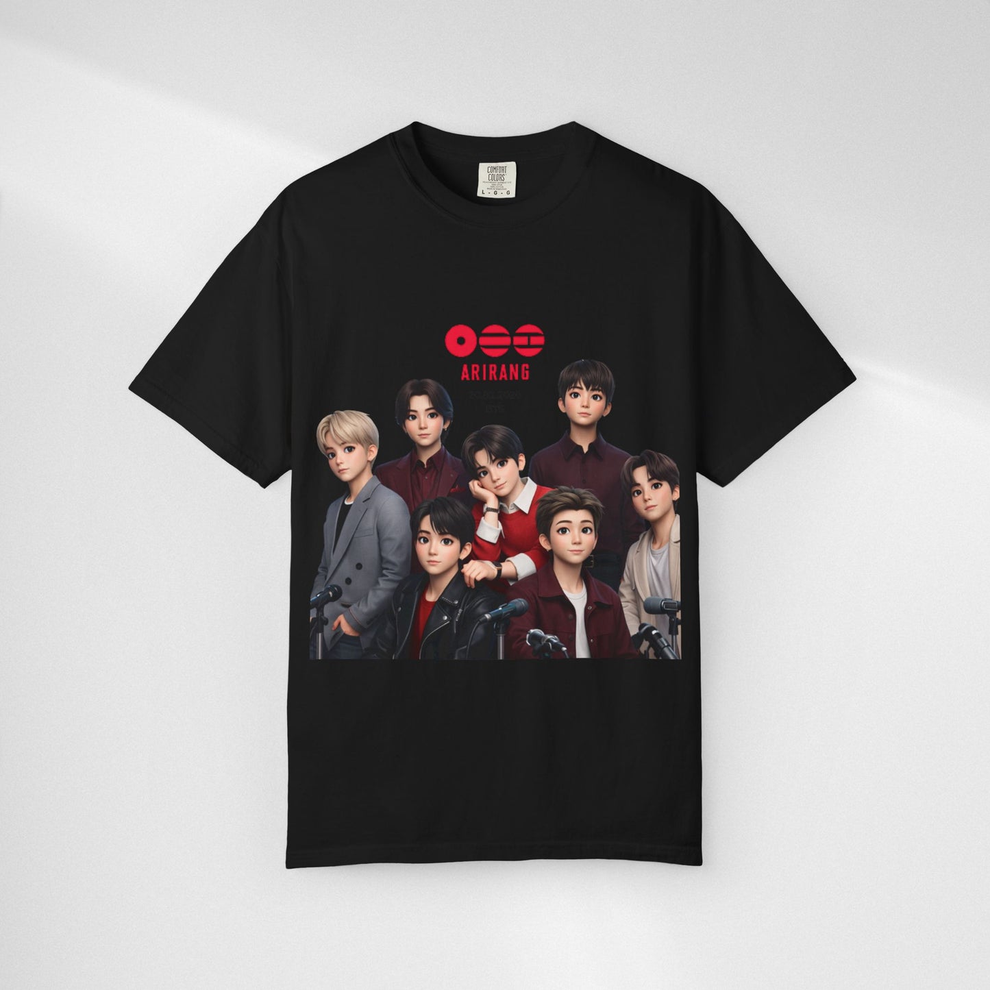 BTS Band Photo T-Shirt — Group Portrait Graphic Tee