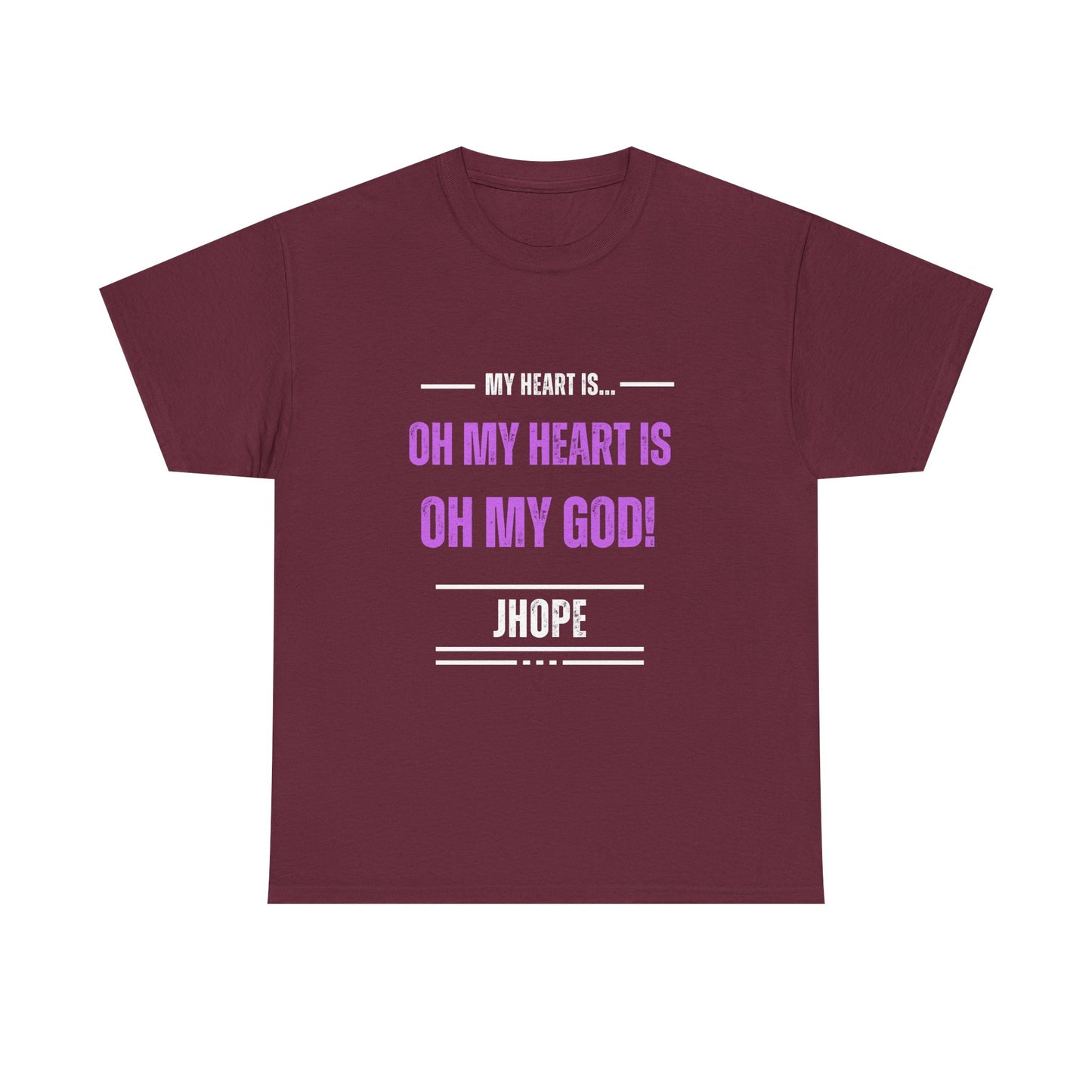Graphic Tee — "Oh My Heart Is Oh My God!" J-Hope Fan Shirt