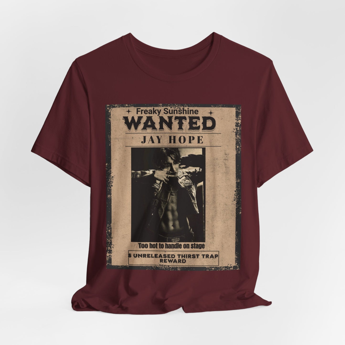 Wanted Poster Jay Hope T-Shirt — Vintage Western Graphic Tee