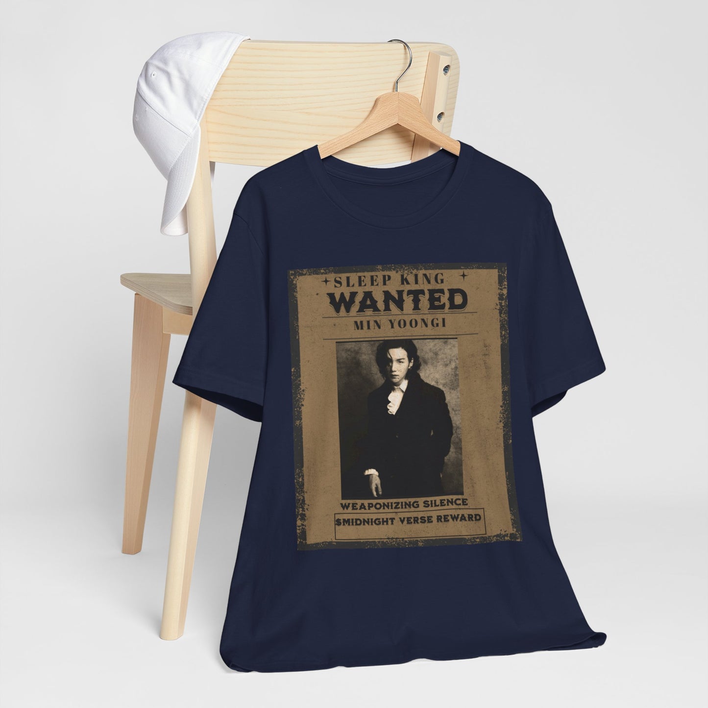 Sleep King Wanted Tee — Vintage 'Min Yoongi' Poster Shirt