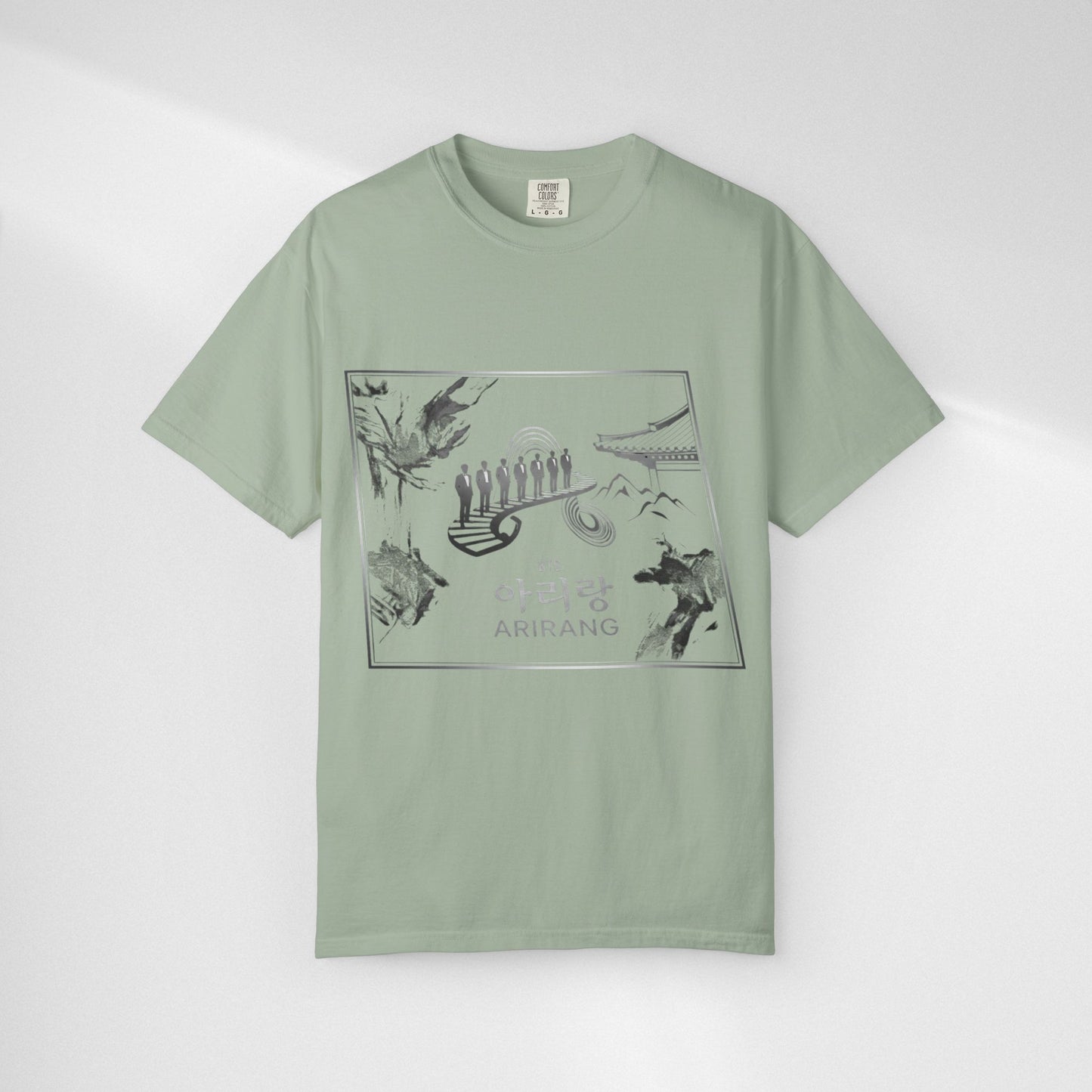 BTS Arirang Graphic T-Shirt — Korean Folklore Illustration Tee