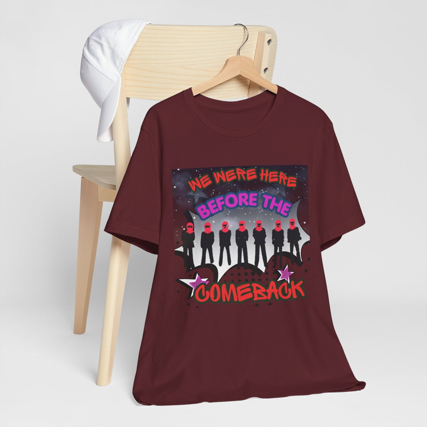 T‑Shirt — 'We Were Here Before the Comeback' Retro Pop Concert Tee