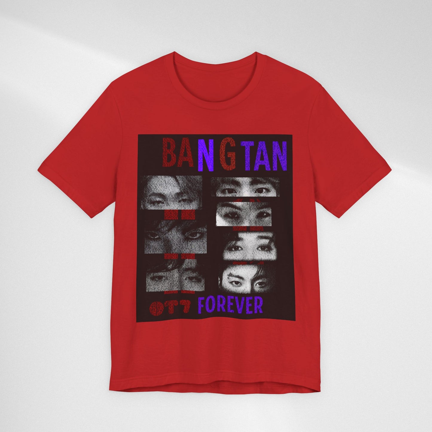 Bangtan Forever BTS Eyes Graphic Tee – K‑Pop Fan Shirt