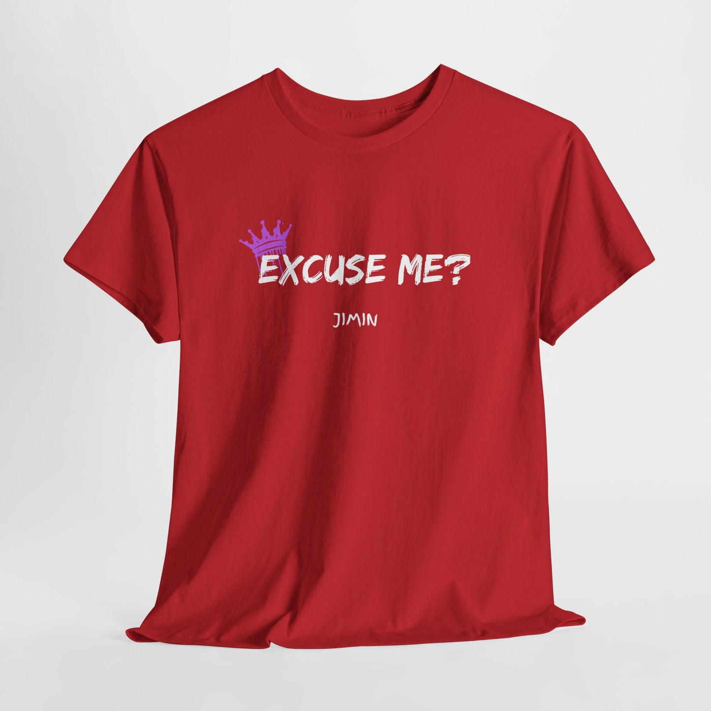 Excuse Me? Tee — Jimin Crown Graphic T‑Shirt