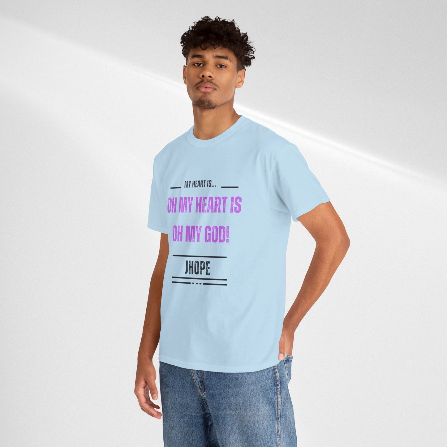 Graphic Tee — "Oh My Heart Is Oh My God!" J-Hope Fan Shirt