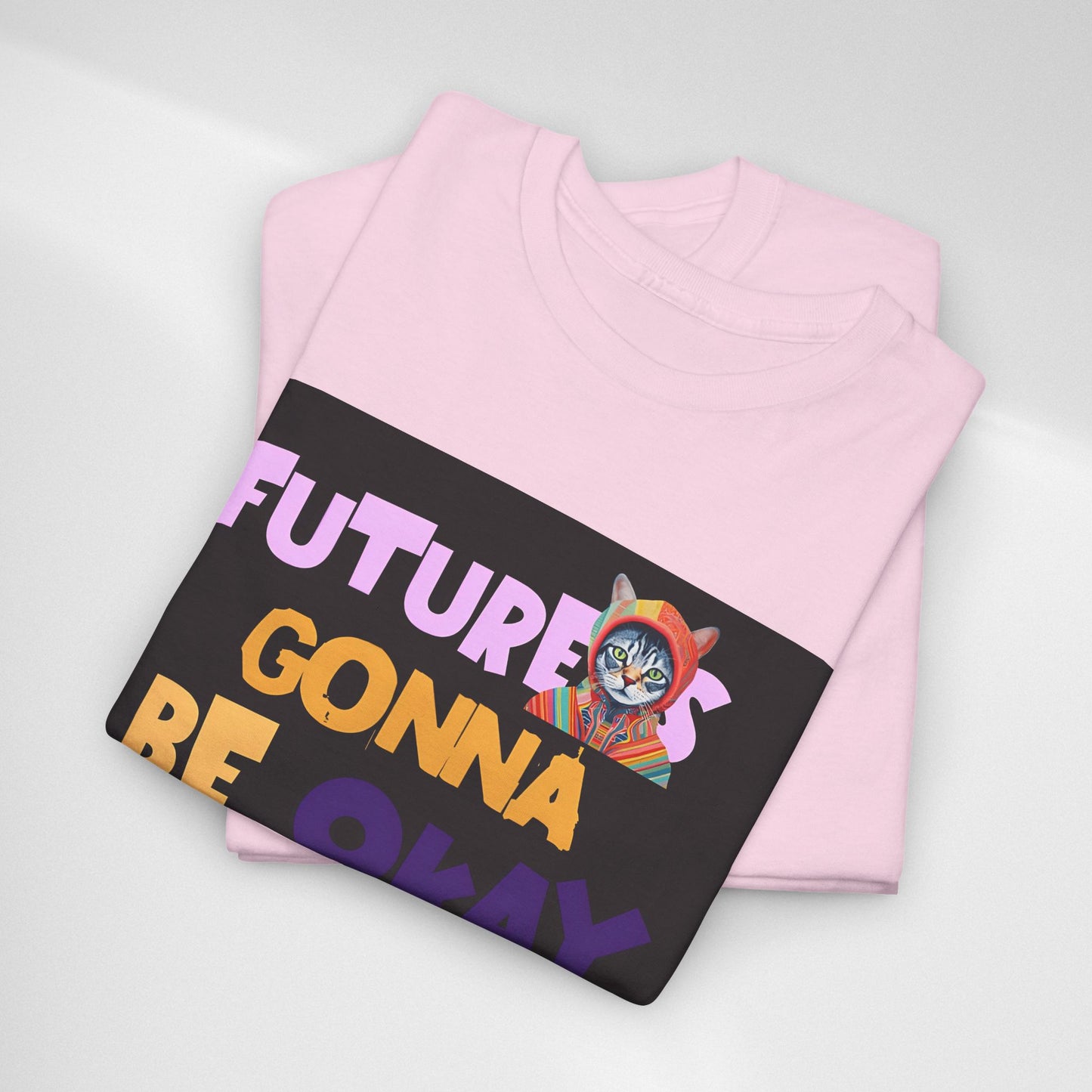 Future's Gonna Be Okay D-Day T-Shirt — Positive Retro Graphic Tee