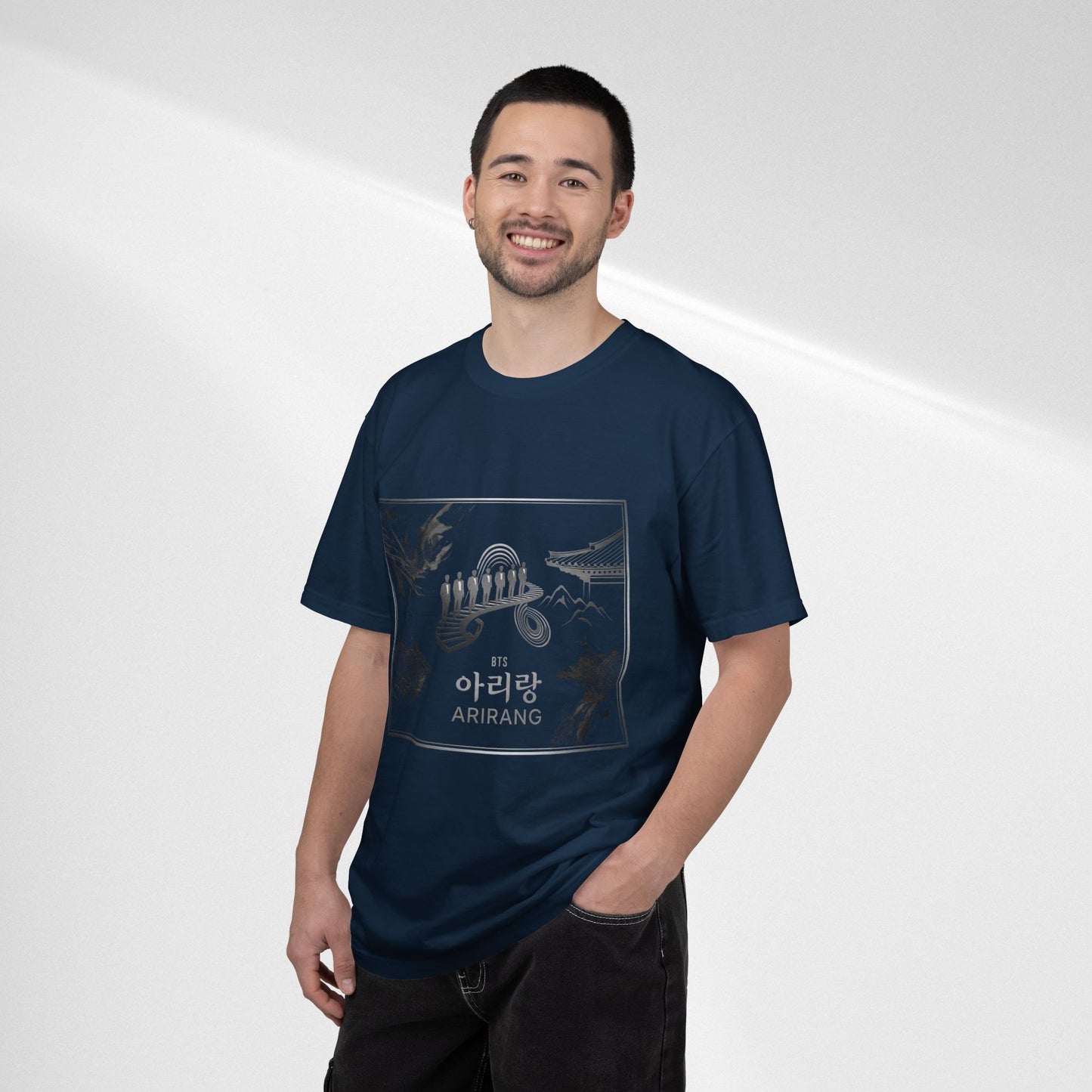 BTS Arirang Graphic T-Shirt — Korean Folklore Illustration Tee