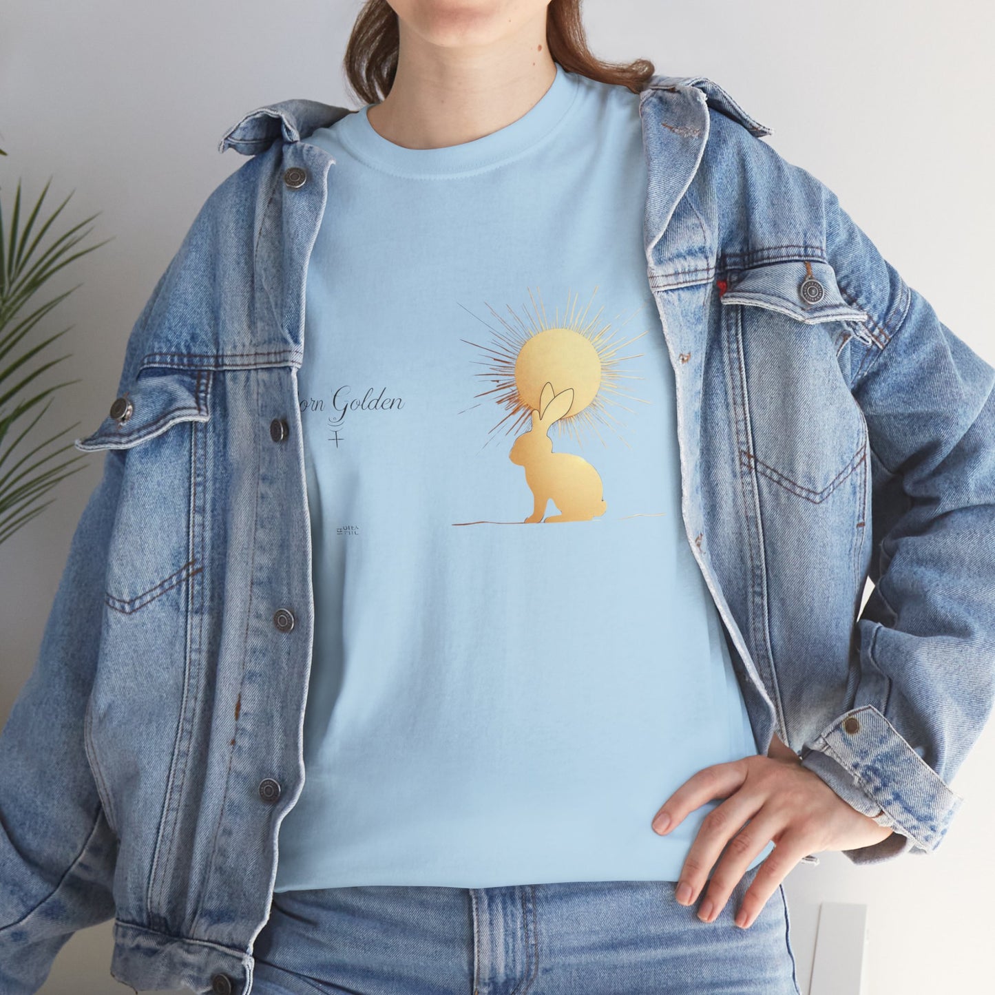 JK Golden Child T-Shirt — 'Born Golden' Cute Kids Illustration Tee