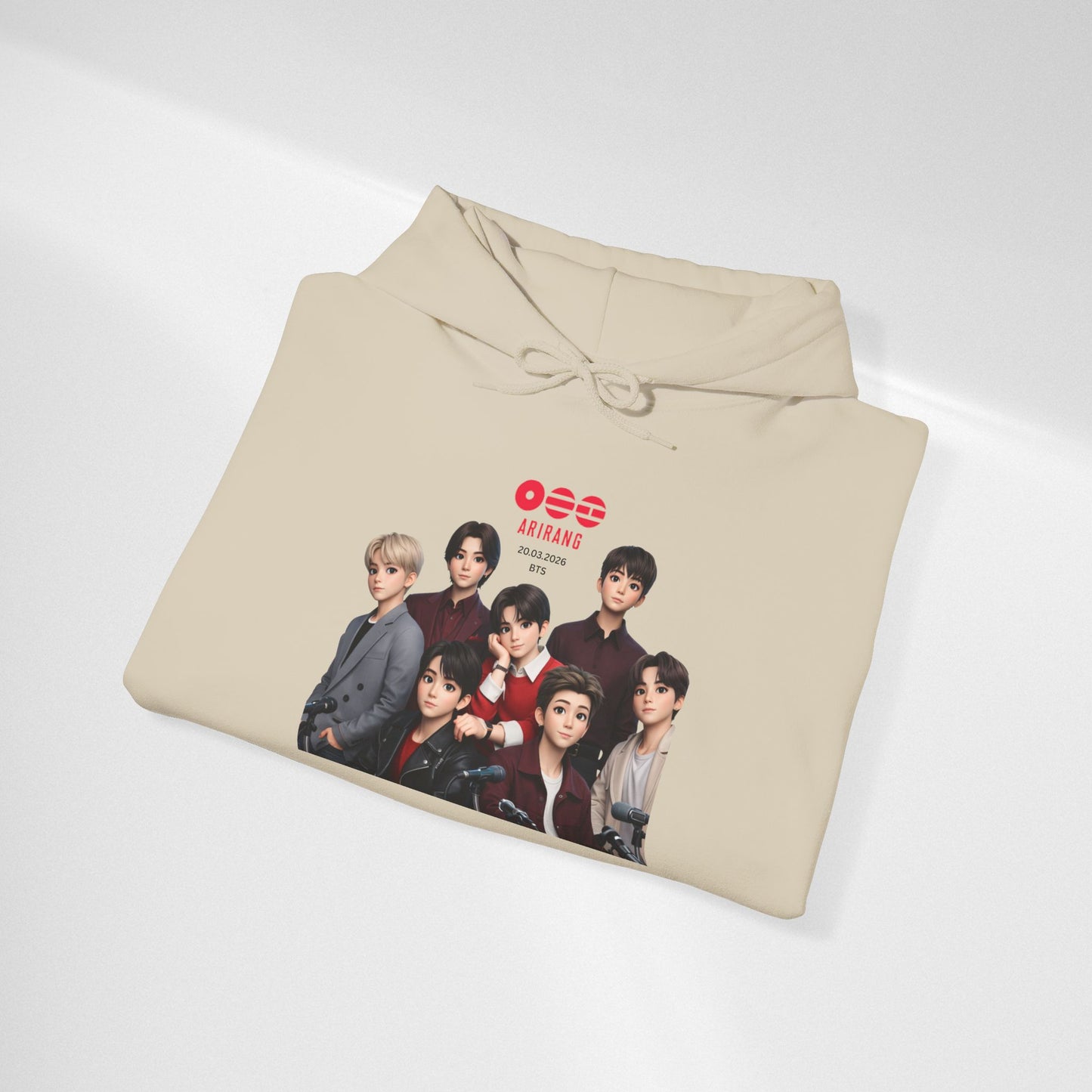 BTS Group Photo Hoodie – Korean Boy Band Pullover