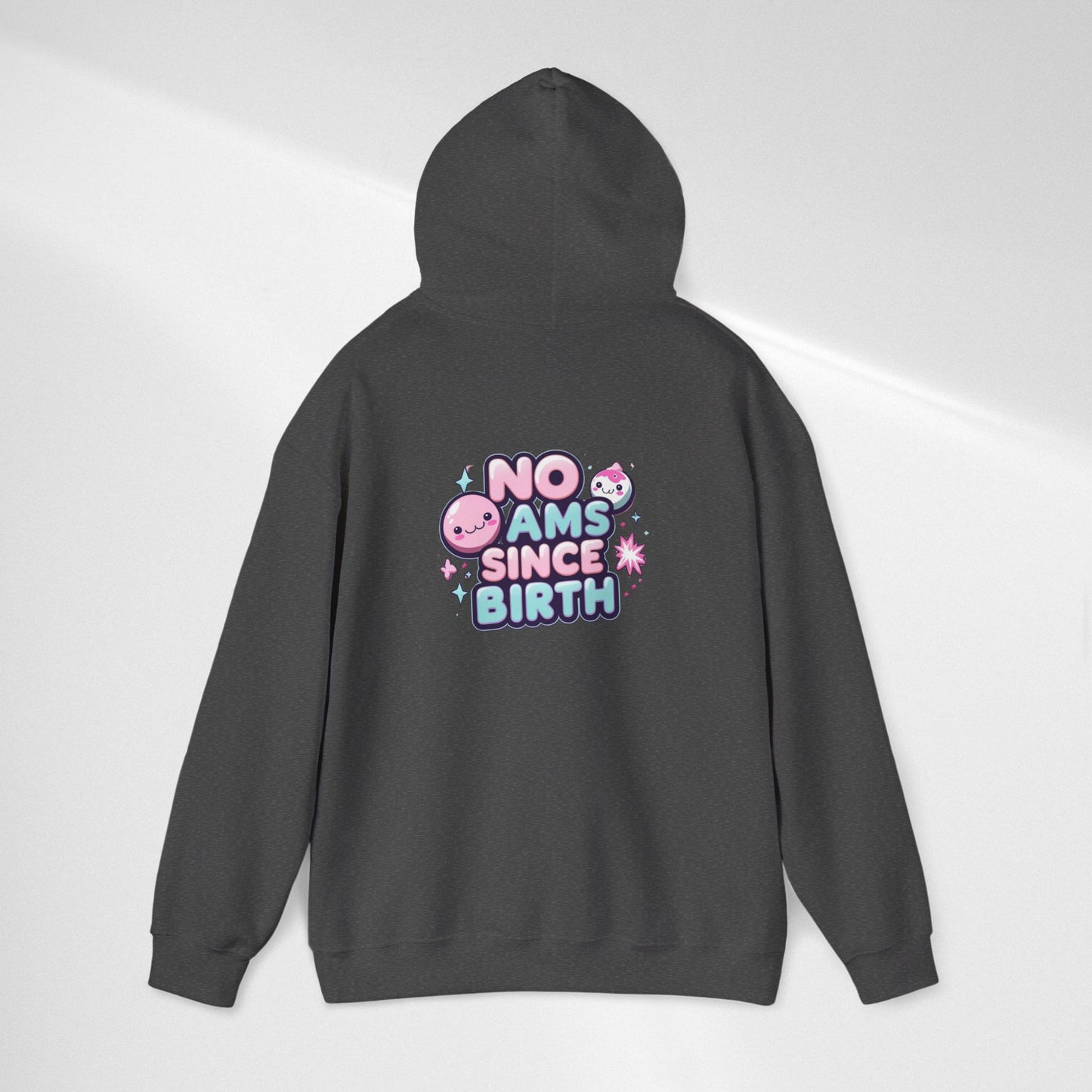 Hoodie — "No Jams Since Birth" Cute Kawaii Graphic Pullover
