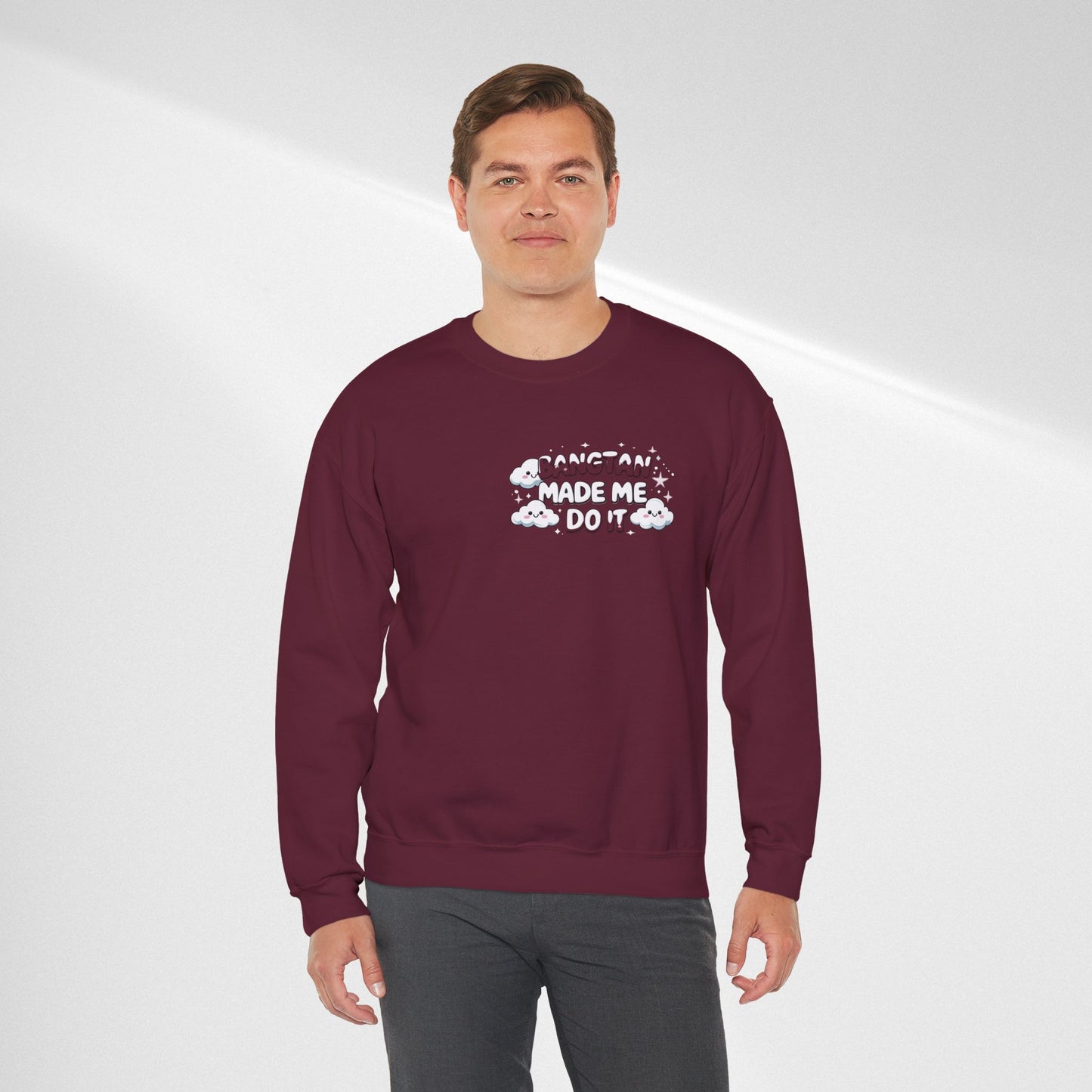 Crewneck Sweatshirt — "Bangtan Made Me Do It" K-Pop BTS Fan Pullover