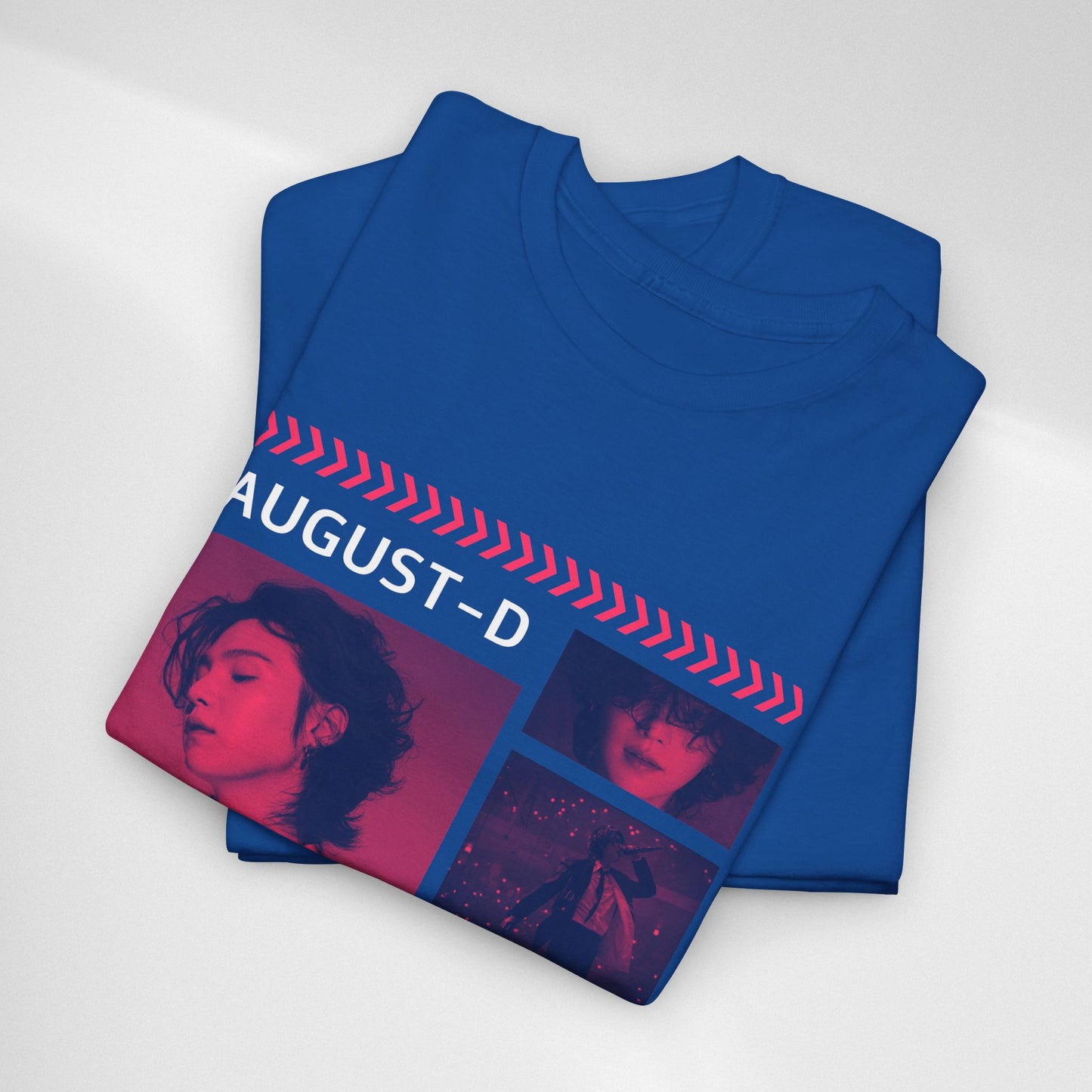 Min Yoon-Gi Photo Grid Tee — K‑Pop BTS August‑D Fan Shirt
