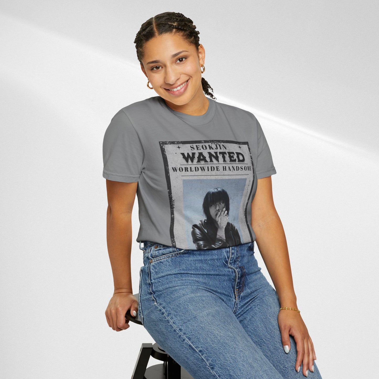 Seokjin "Wanted: Worldwide Handsome" Graphic T-Shirt
