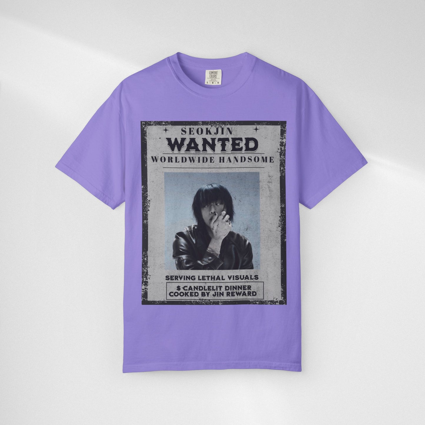 Seokjin "Wanted: Worldwide Handsome" Graphic T-Shirt