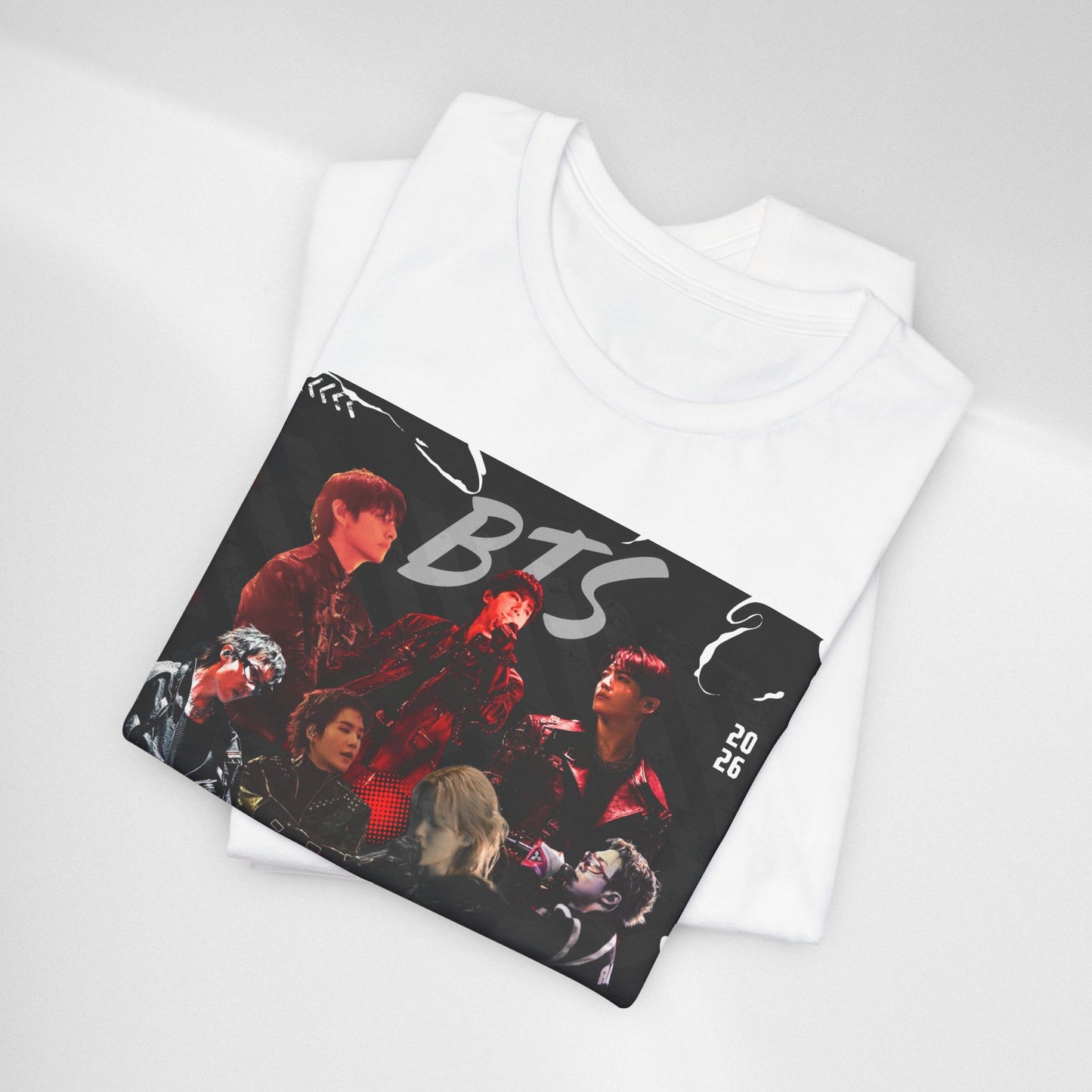 BTS ARIRANG Band Graphic Tee — 'BTS ARMY' Retro Concert Poster Shirt