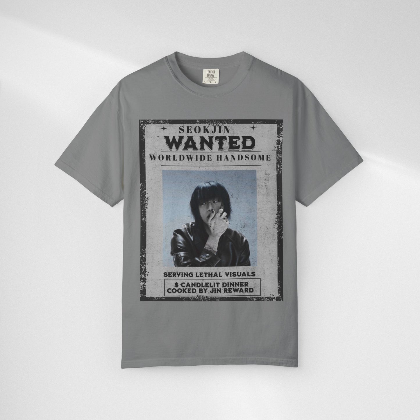 Seokjin "Wanted: Worldwide Handsome" Graphic T-Shirt