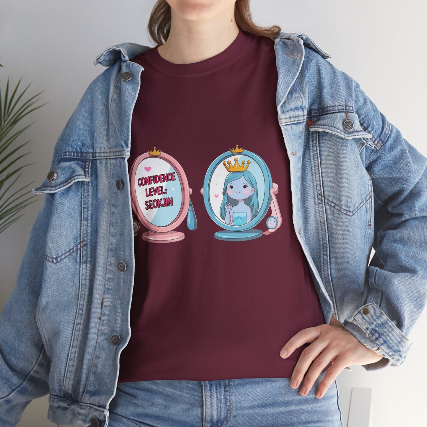 BTS Jin Confidence Level T-Shirt — Seokjin Fan Tee