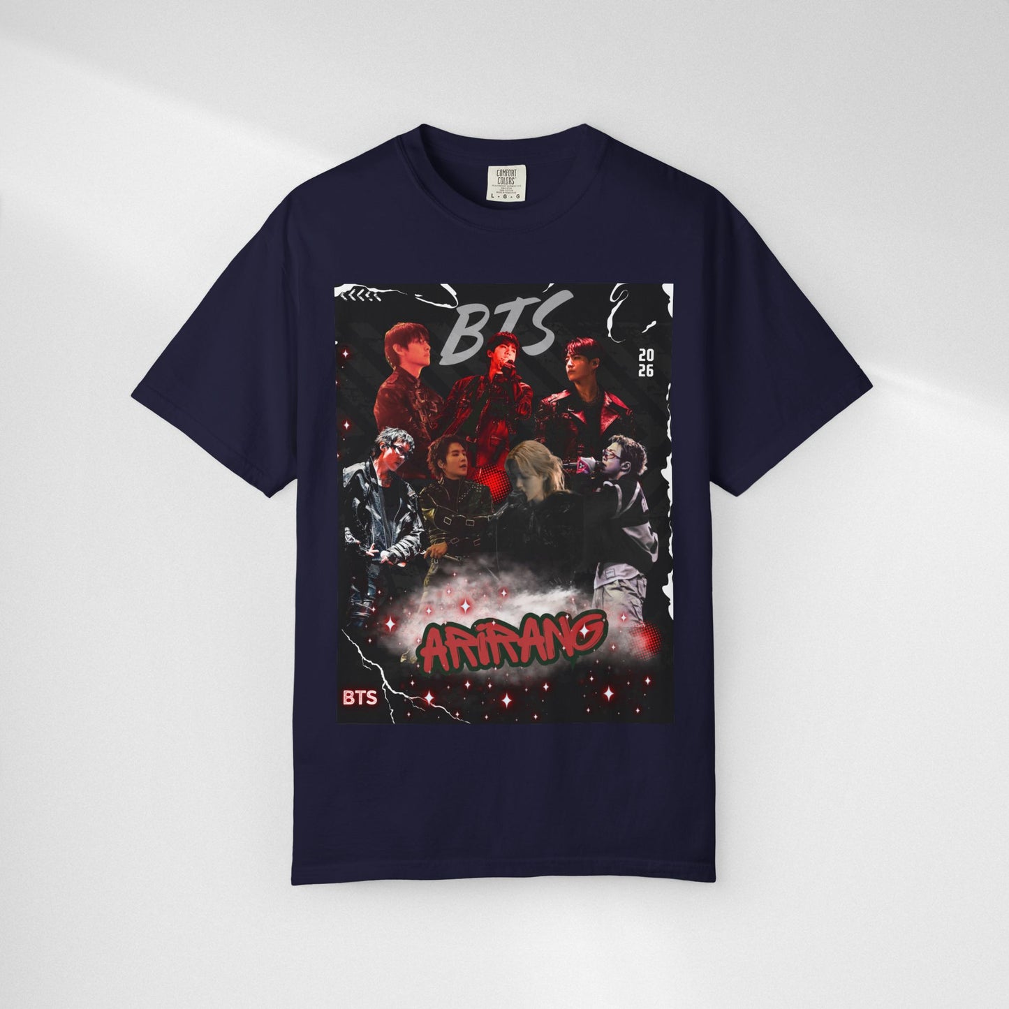 BTS ARIRANG Graphic T-Shirt — "Arirang" BTS Style Concert Tee