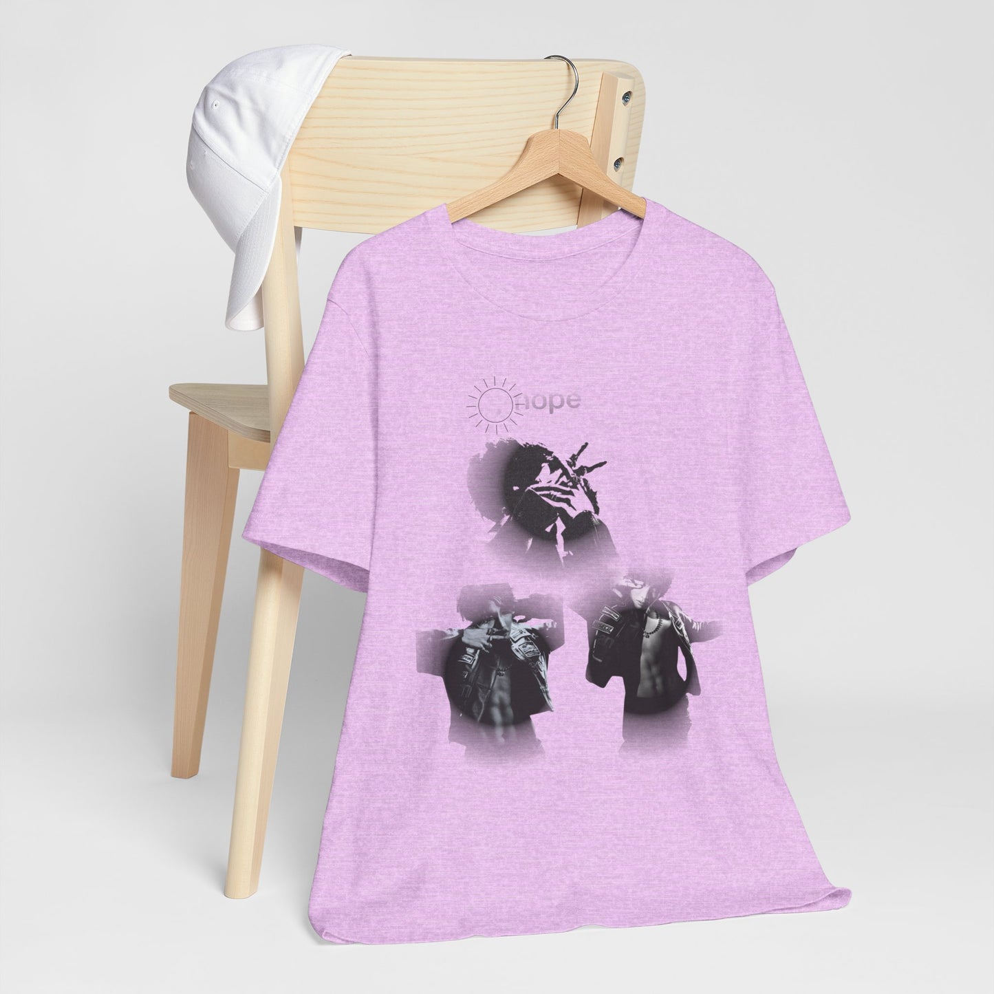J hope Graphic Tee — Moody Monochrome Portraits