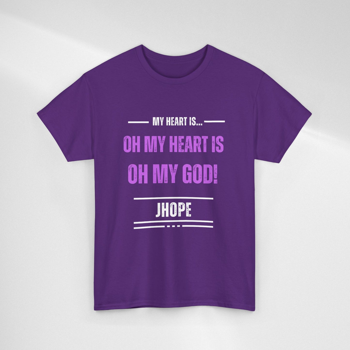 Graphic Tee — "Oh My Heart Is Oh My God!" J-Hope Fan Shirt