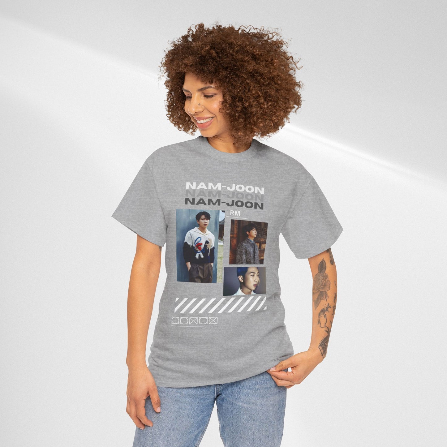 RM (Nam-Joon) Photo Collage K-Pop Graphic Tee