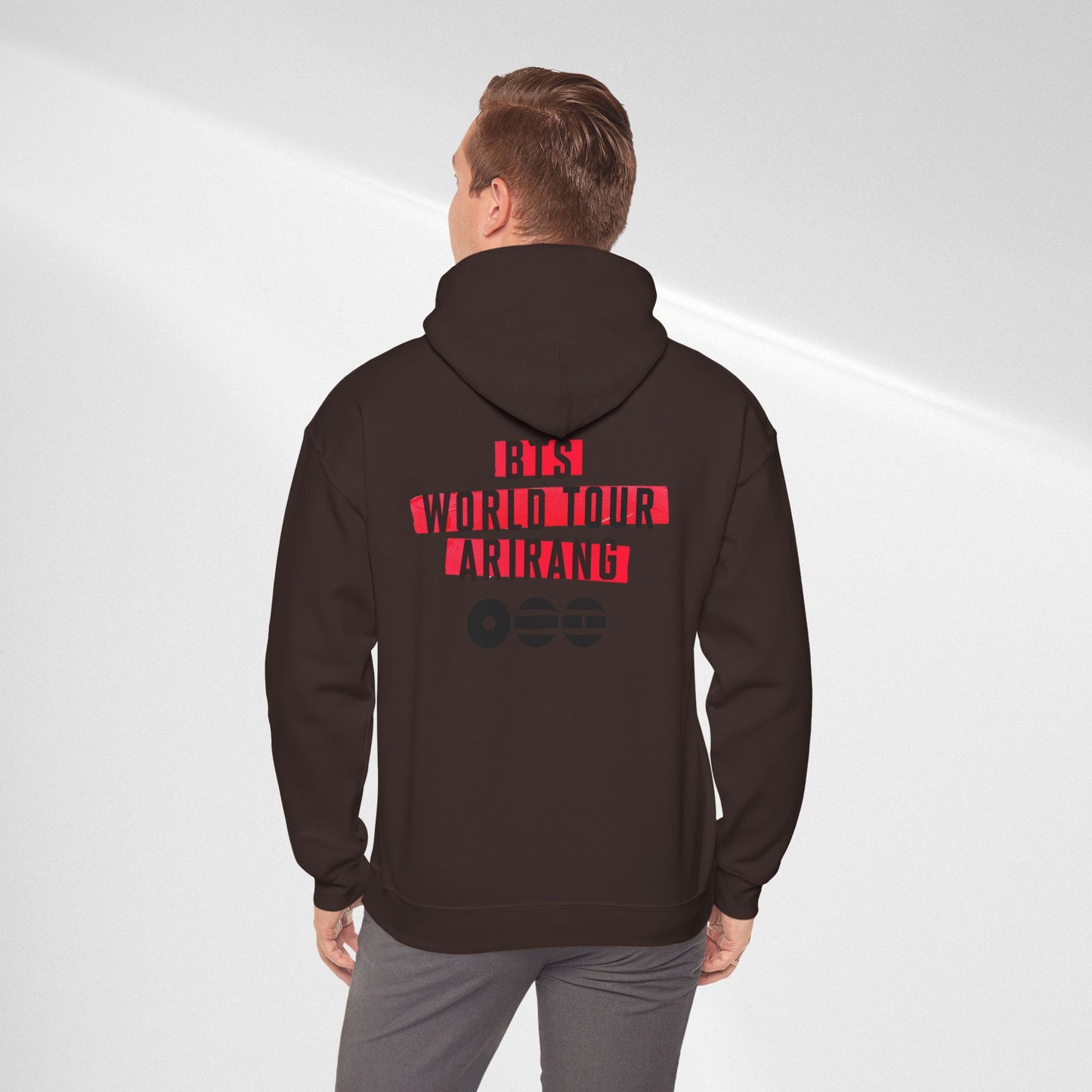 BTS World Tour "ARRIANG" Hoodie — Minimal Logo Tour Pullover