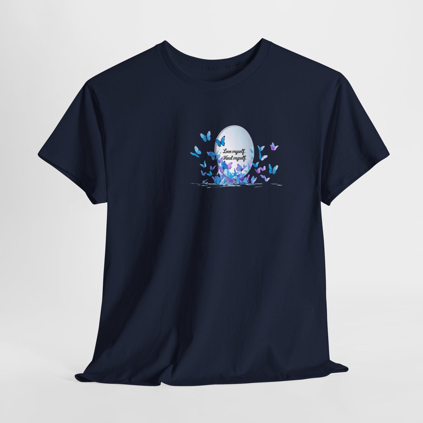 Butterfly Moon T-Shirt — "Strength Through Change" Inspirational Tee