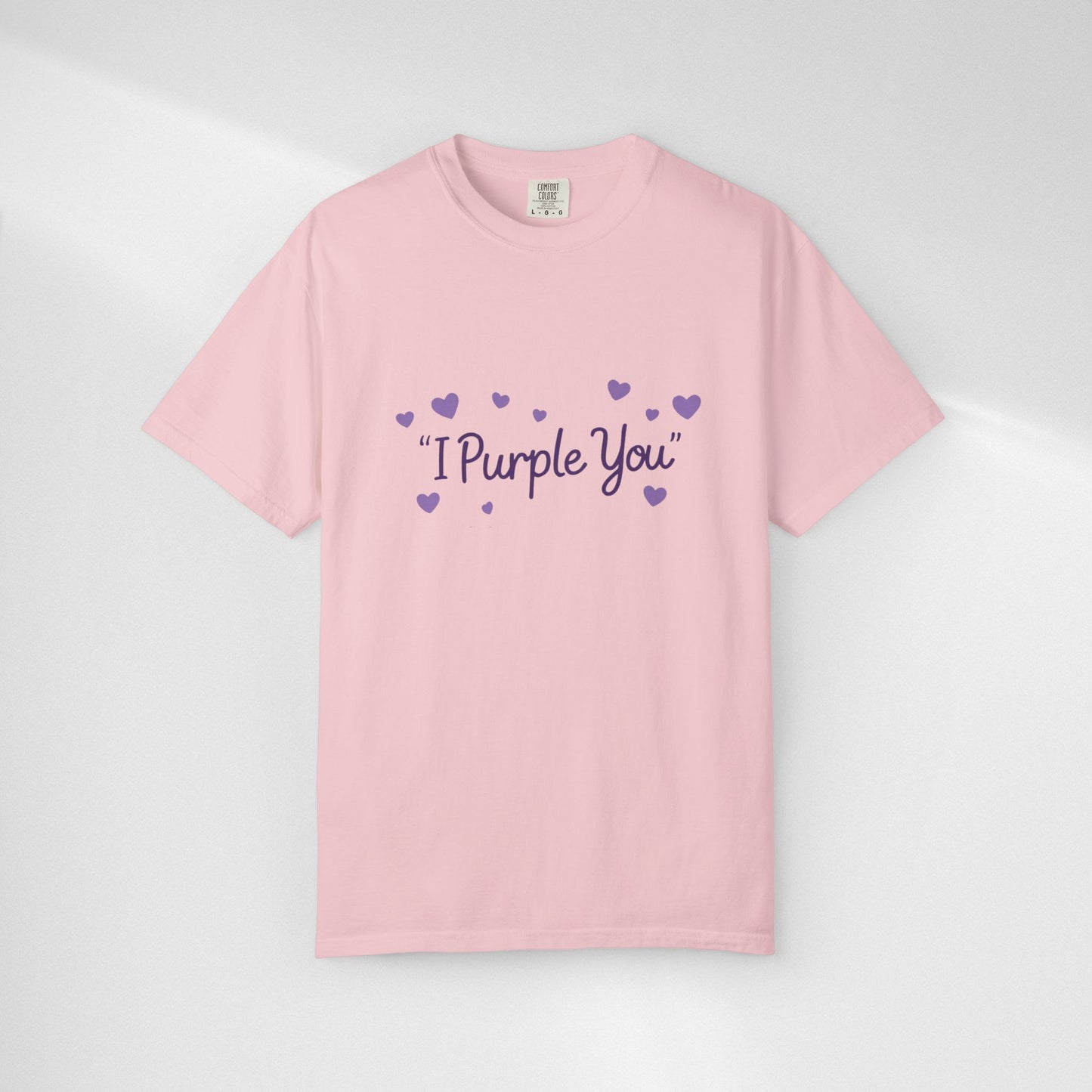 I Purple You T-Shirt — Cute Purple Hearts Valentine Tee