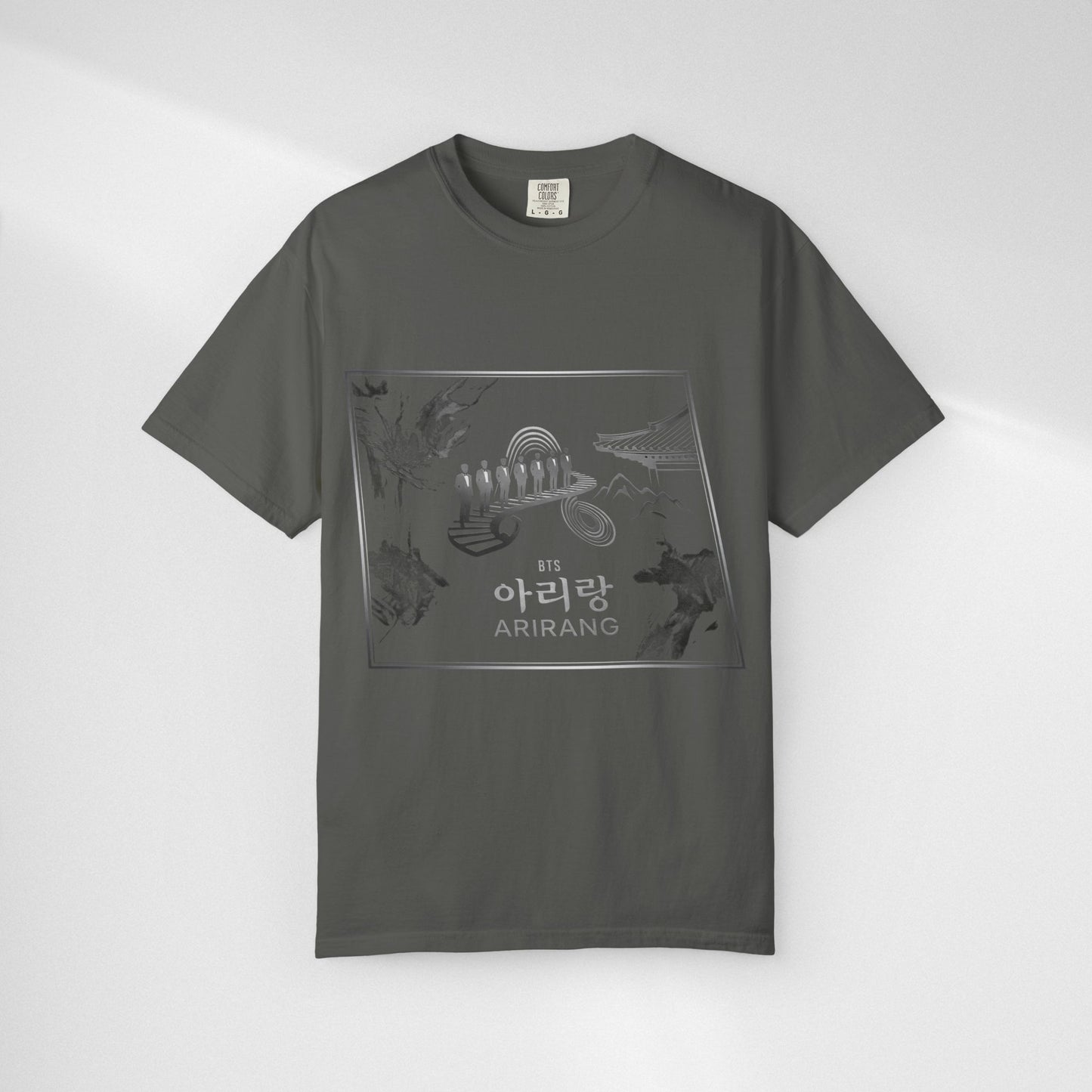 BTS Arirang Graphic T-Shirt — Korean Folklore Illustration Tee