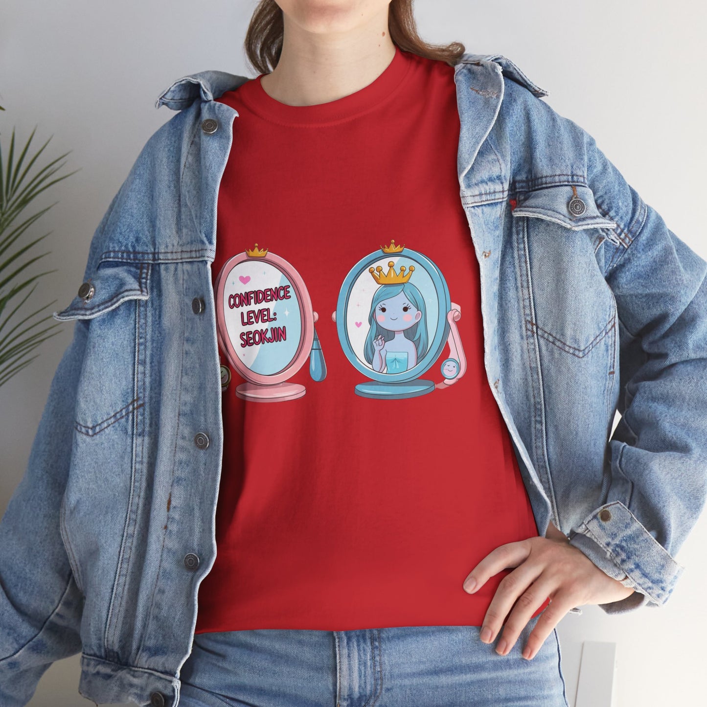 BTS Jin Confidence Level T-Shirt — Seokjin Fan Tee