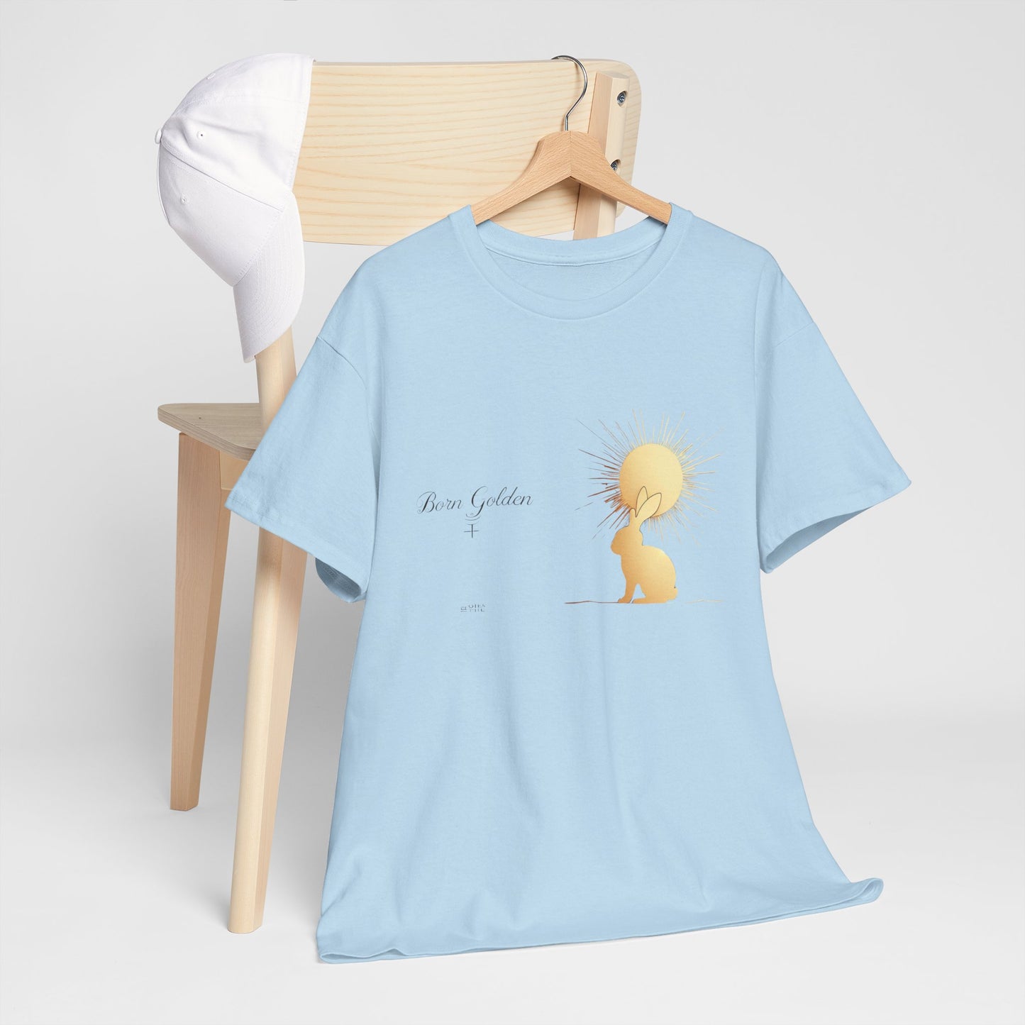 JK Golden Child T-Shirt — 'Born Golden' Cute Kids Illustration Tee