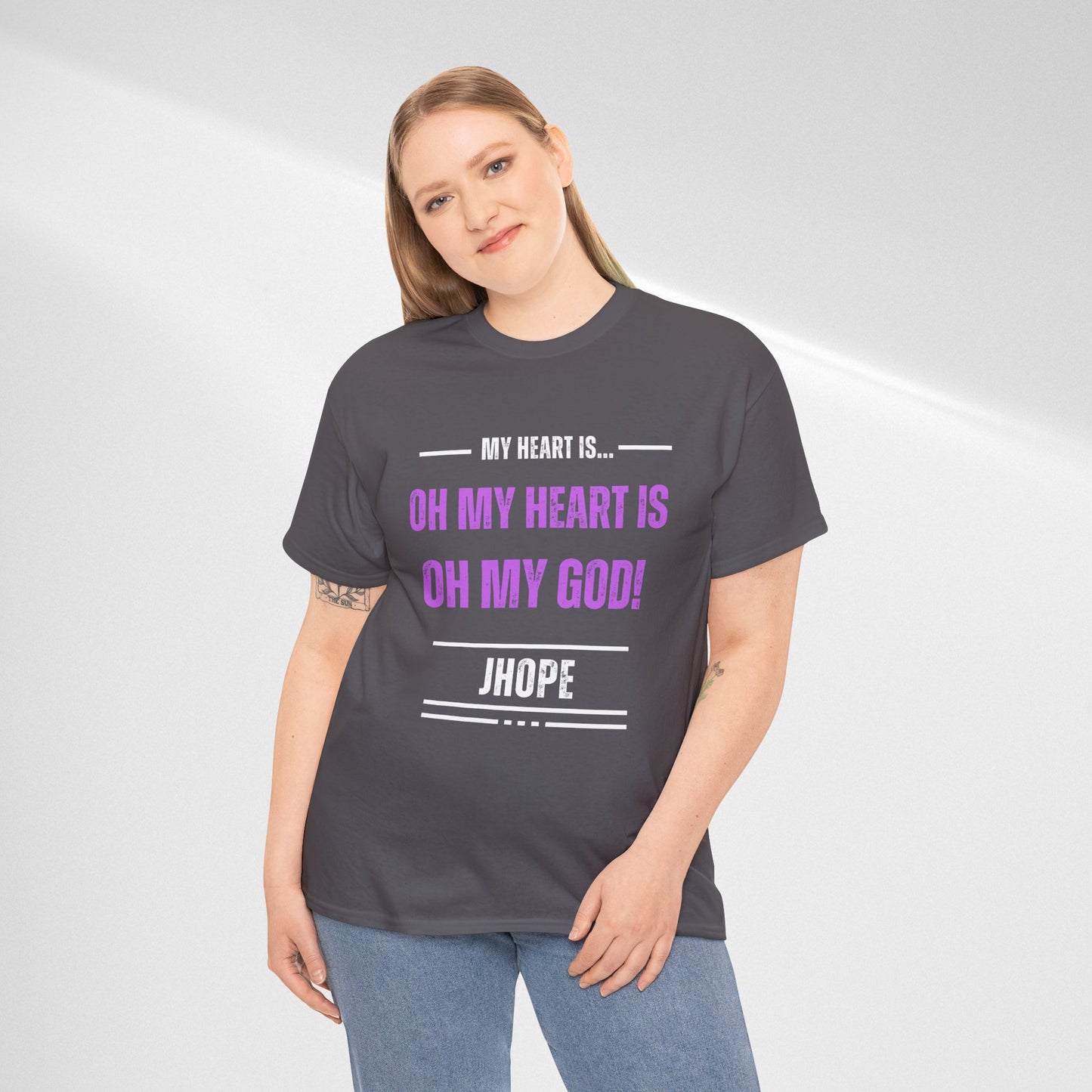 Graphic Tee — "Oh My Heart Is Oh My God!" J-Hope Fan Shirt
