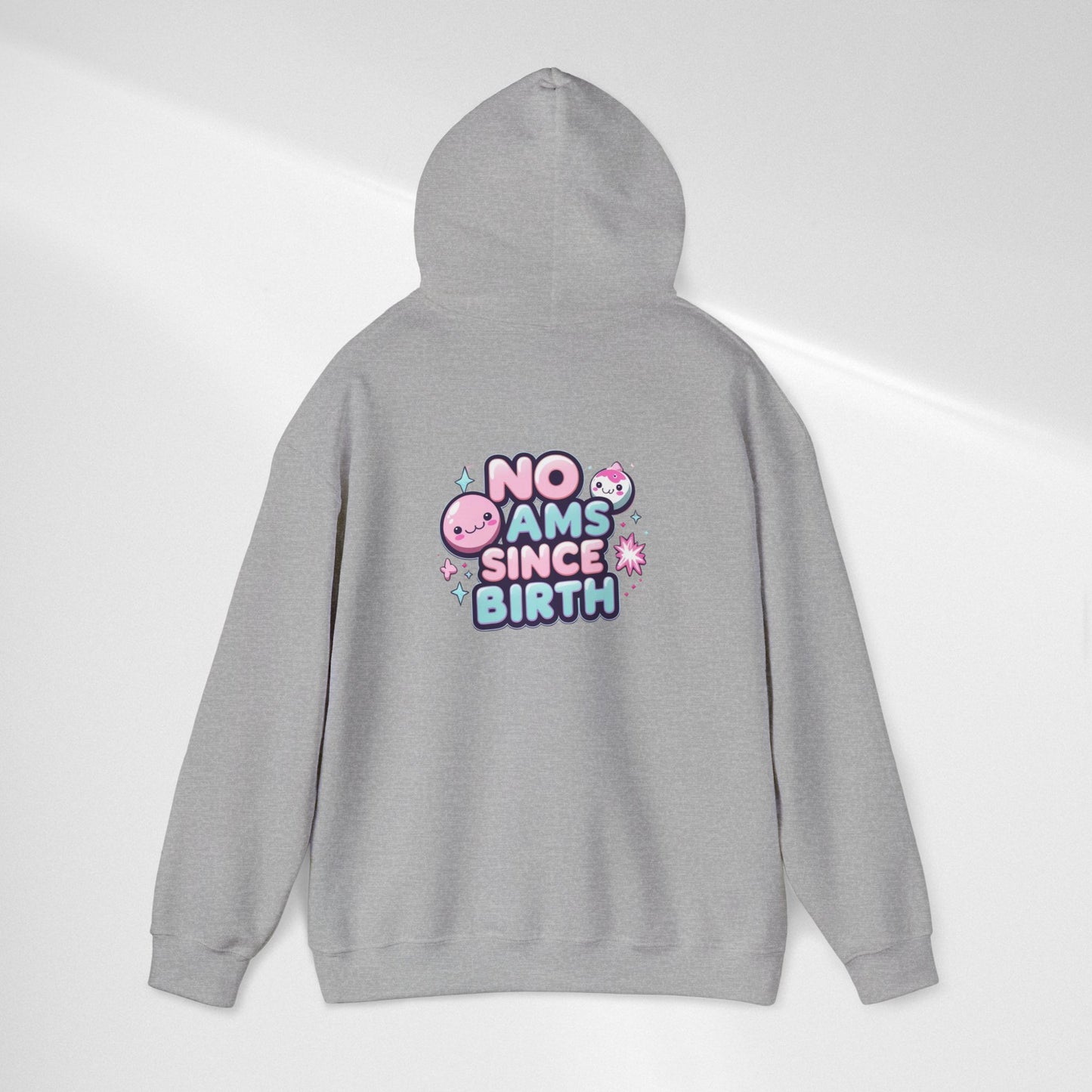 Hoodie — "No Jams Since Birth" Cute Kawaii Graphic Pullover