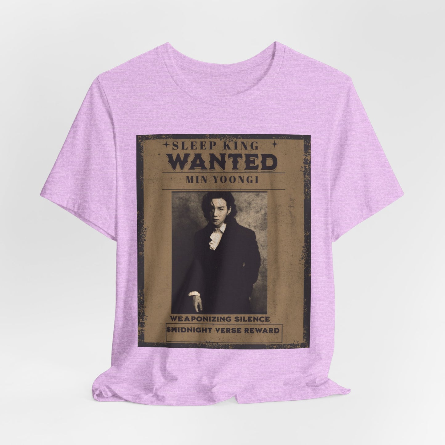 Sleep King Wanted Tee — Vintage 'Min Yoongi' Poster Shirt
