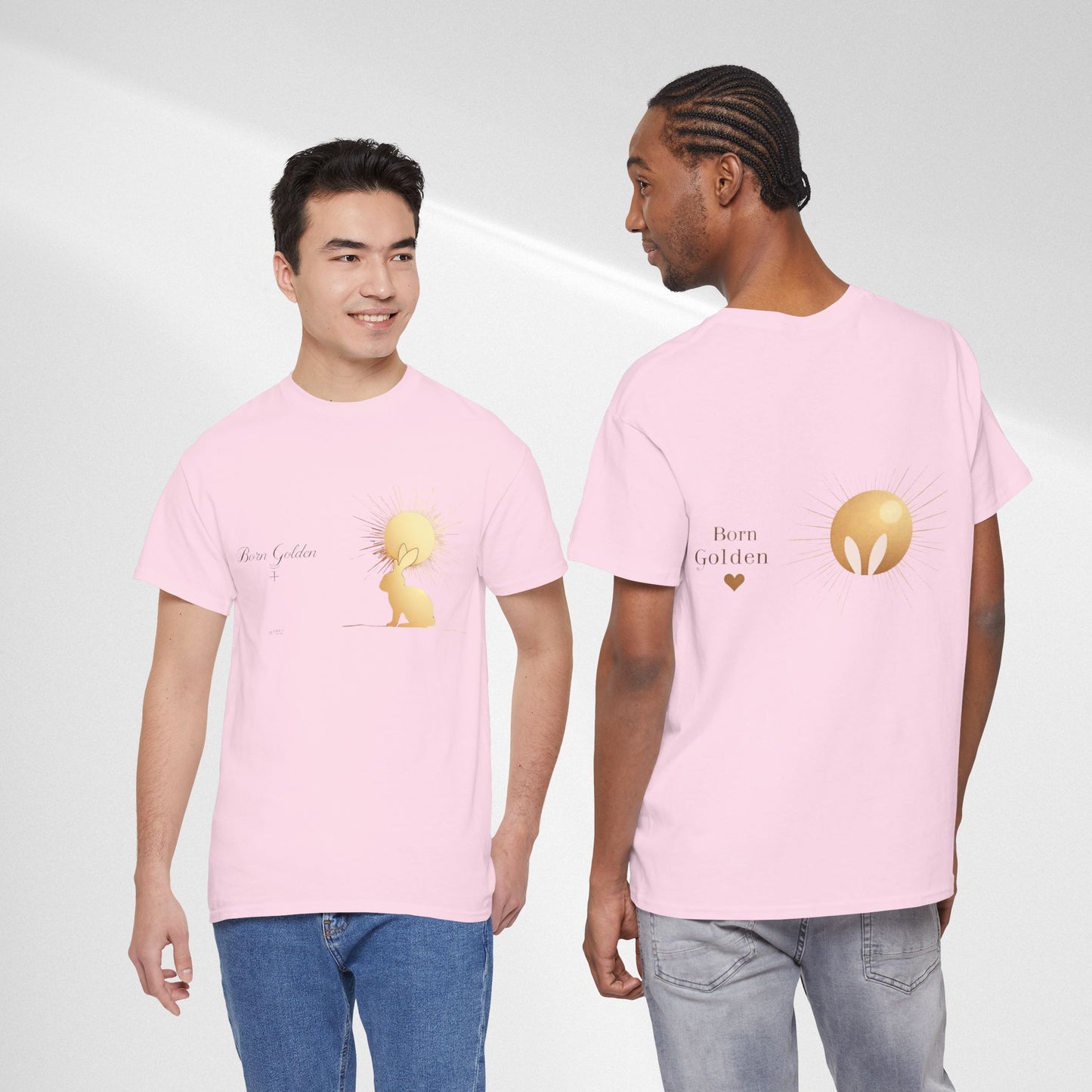 JK Golden Child T-Shirt — 'Born Golden' Cute Kids Illustration Tee