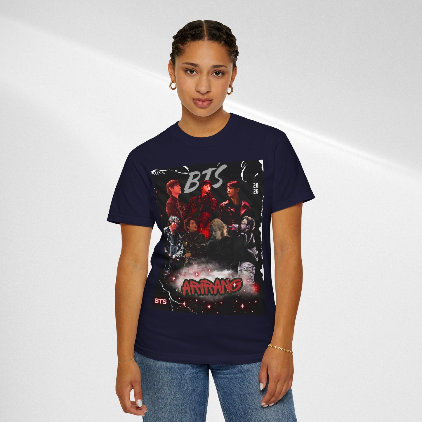 BTS ARIRANG Graphic T-Shirt — "Arirang" BTS Style Concert Tee