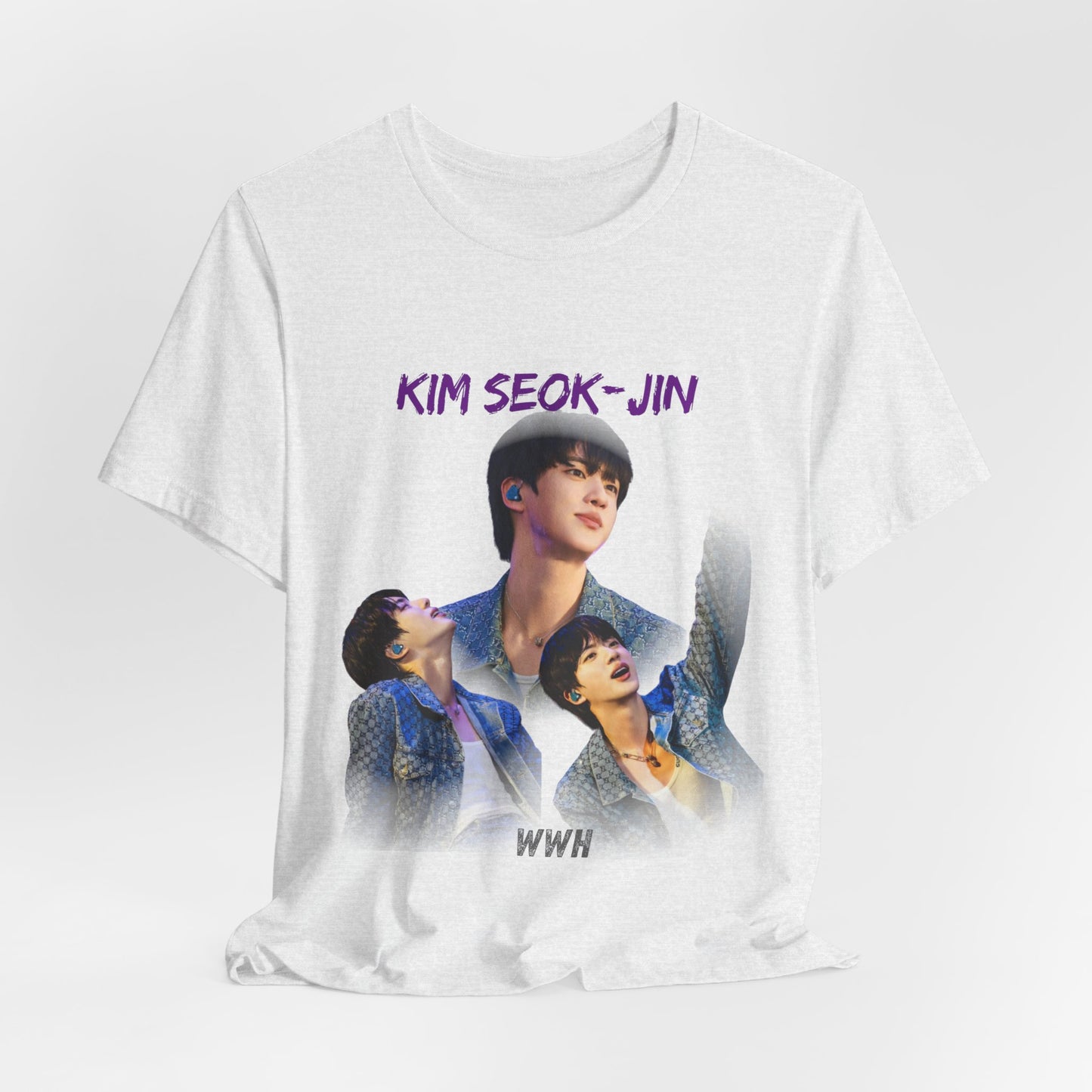 K-Pop Idol Photo Tee — 'Kim Seok-Jin' Graphic T-Shirt
