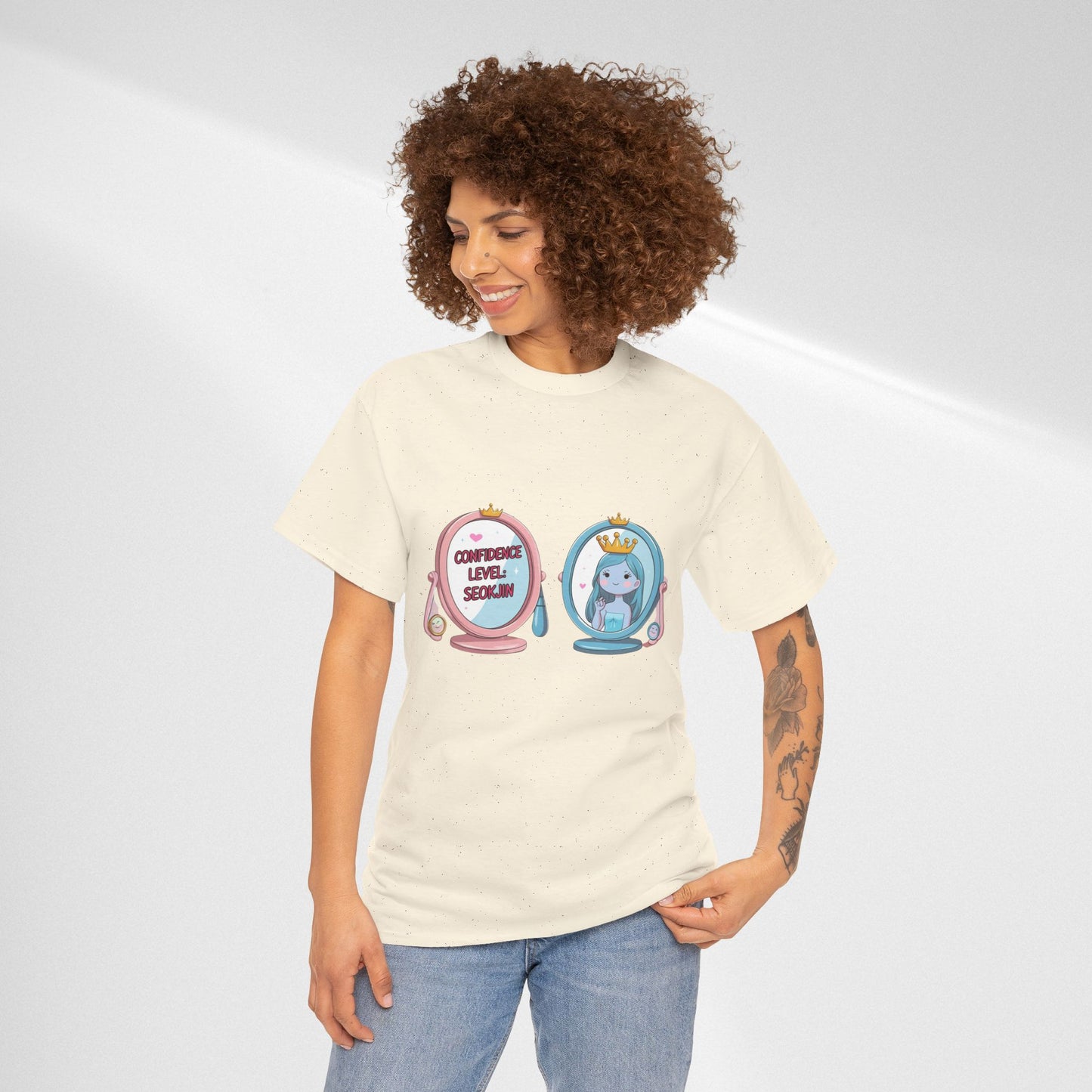 BTS Jin Confidence Level T-Shirt — Seokjin Fan Tee