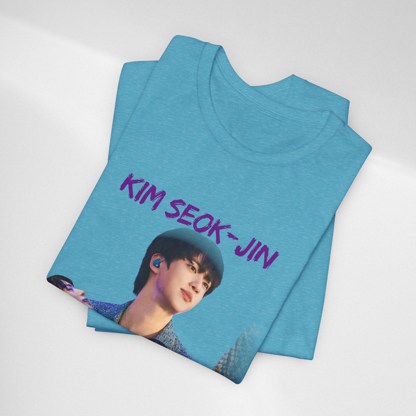 K-Pop Idol Photo Tee — 'Kim Seok-Jin' Graphic T-Shirt