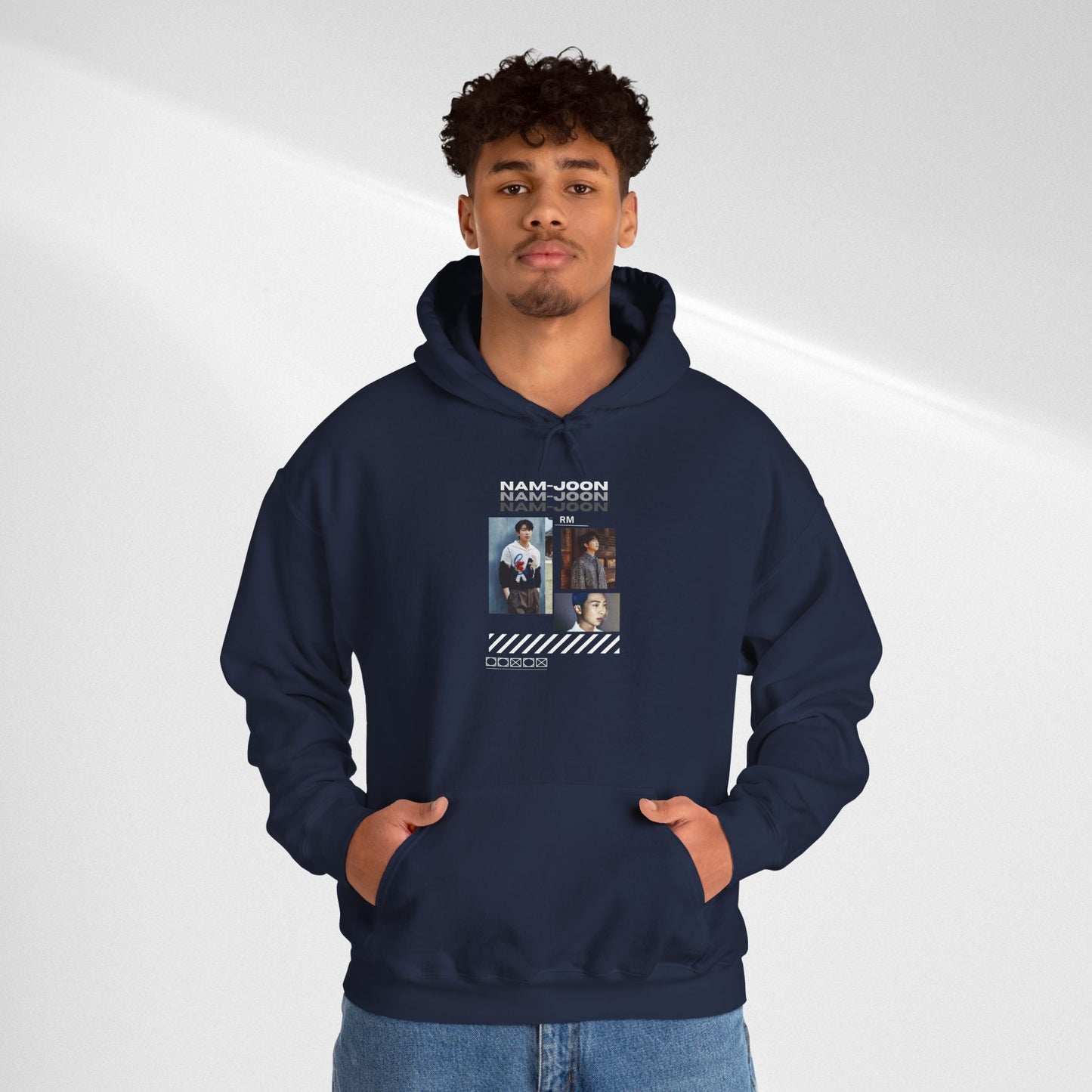NAMJOON Hoodie — Retro Filmstrip Portrait Pullover