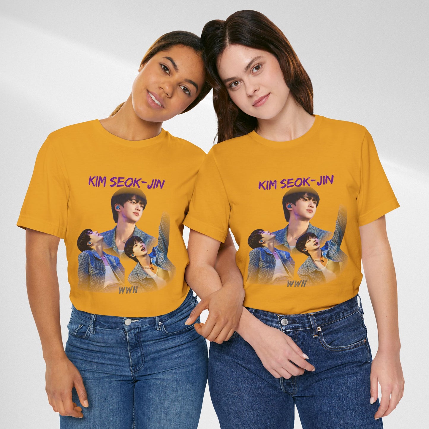 K-Pop Idol Photo Tee — 'Kim Seok-Jin' Graphic T-Shirt
