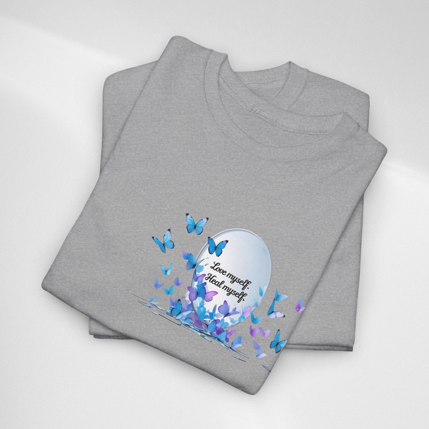 Butterfly Moon T-Shirt — "Strength Through Change" Inspirational Tee