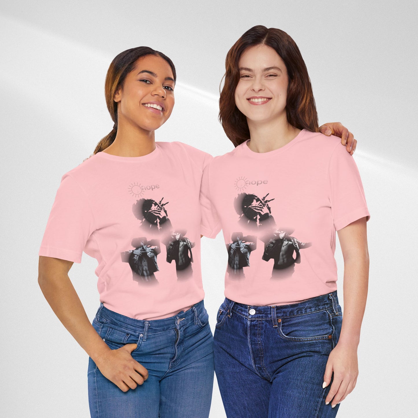 J hope Graphic Tee — Moody Monochrome Portraits