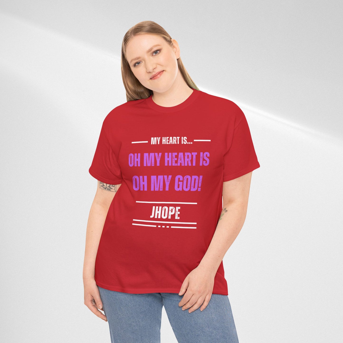 Graphic Tee — "Oh My Heart Is Oh My God!" J-Hope Fan Shirt