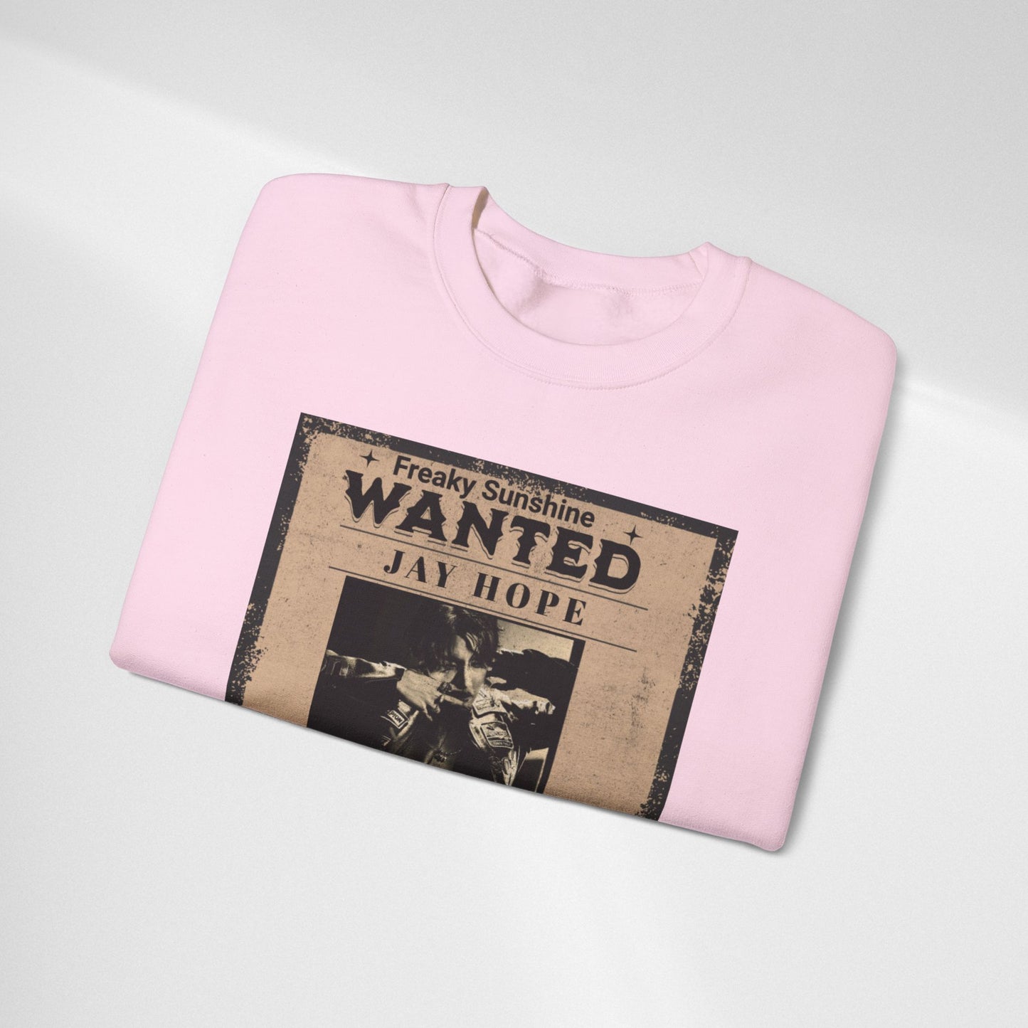 Wanted 'Jay Hope' Vintage Poster Sweatshirt – Retro Western Graphic Crewneck