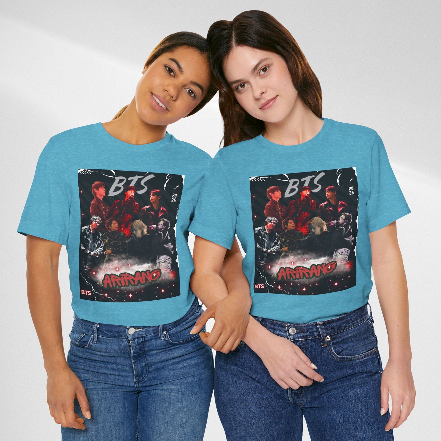 BTS ARIRANG Band Graphic Tee — 'BTS ARMY' Retro Concert Poster Shirt
